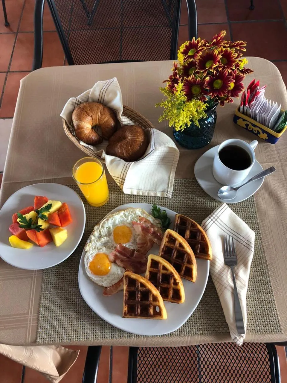 Breakfast in Hotel Antigua Posada