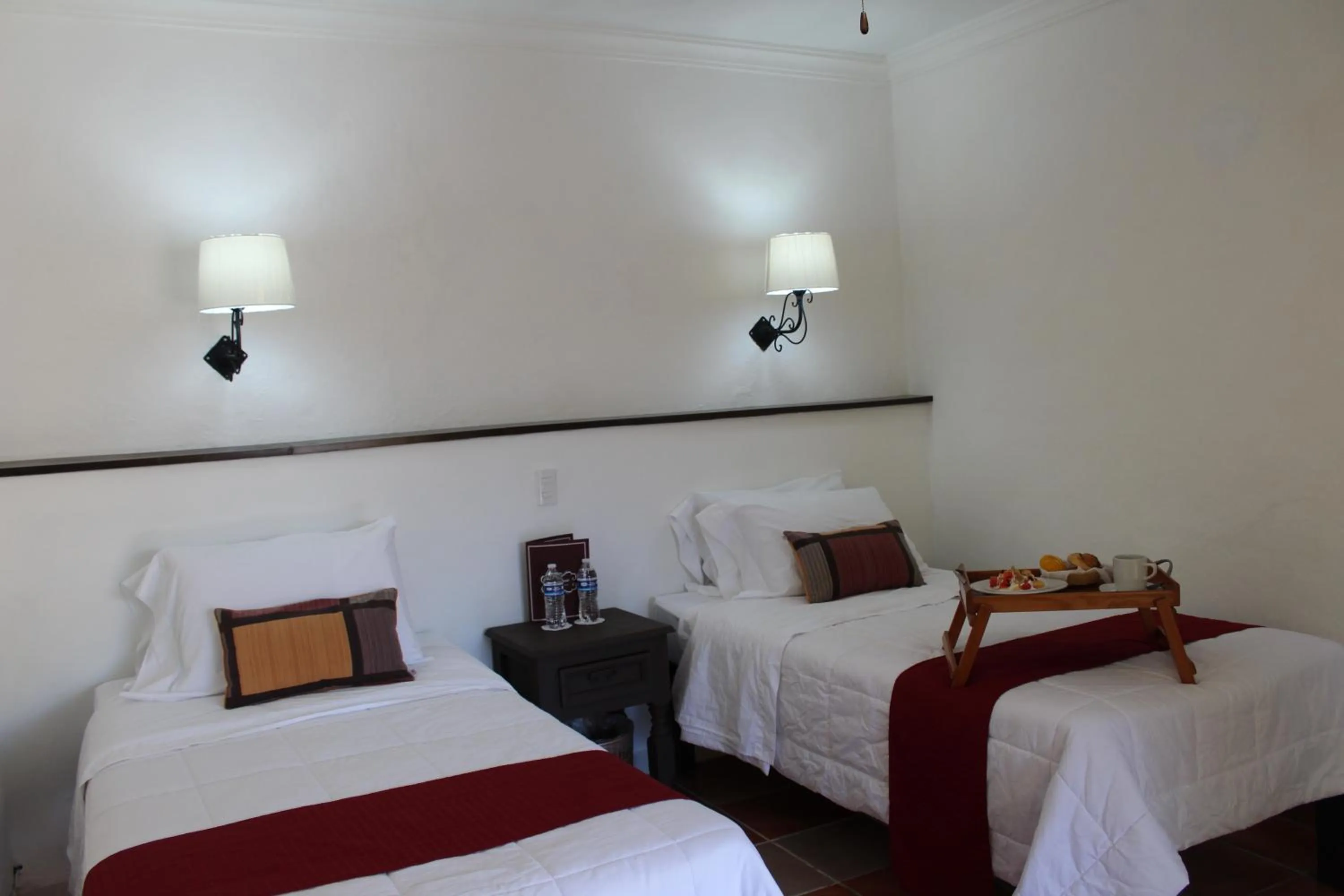 Bed in Hotel Antigua Posada