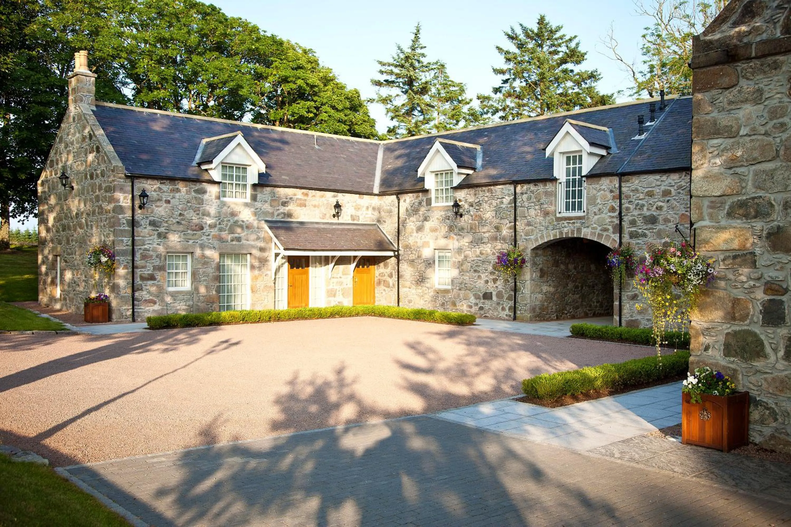 Facade/entrance in Trump MacLeod House & Lodge, Scotland