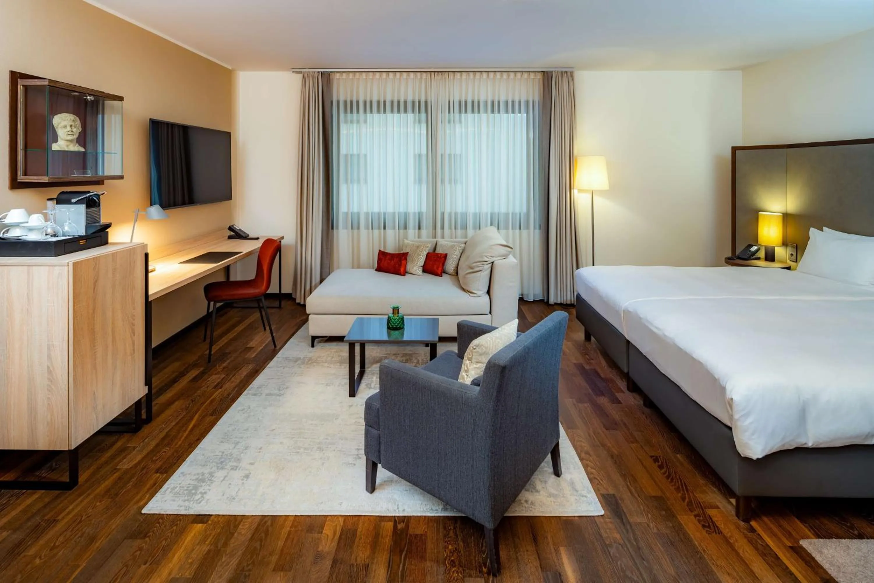 Bedroom, Bed in Park Plaza Trier