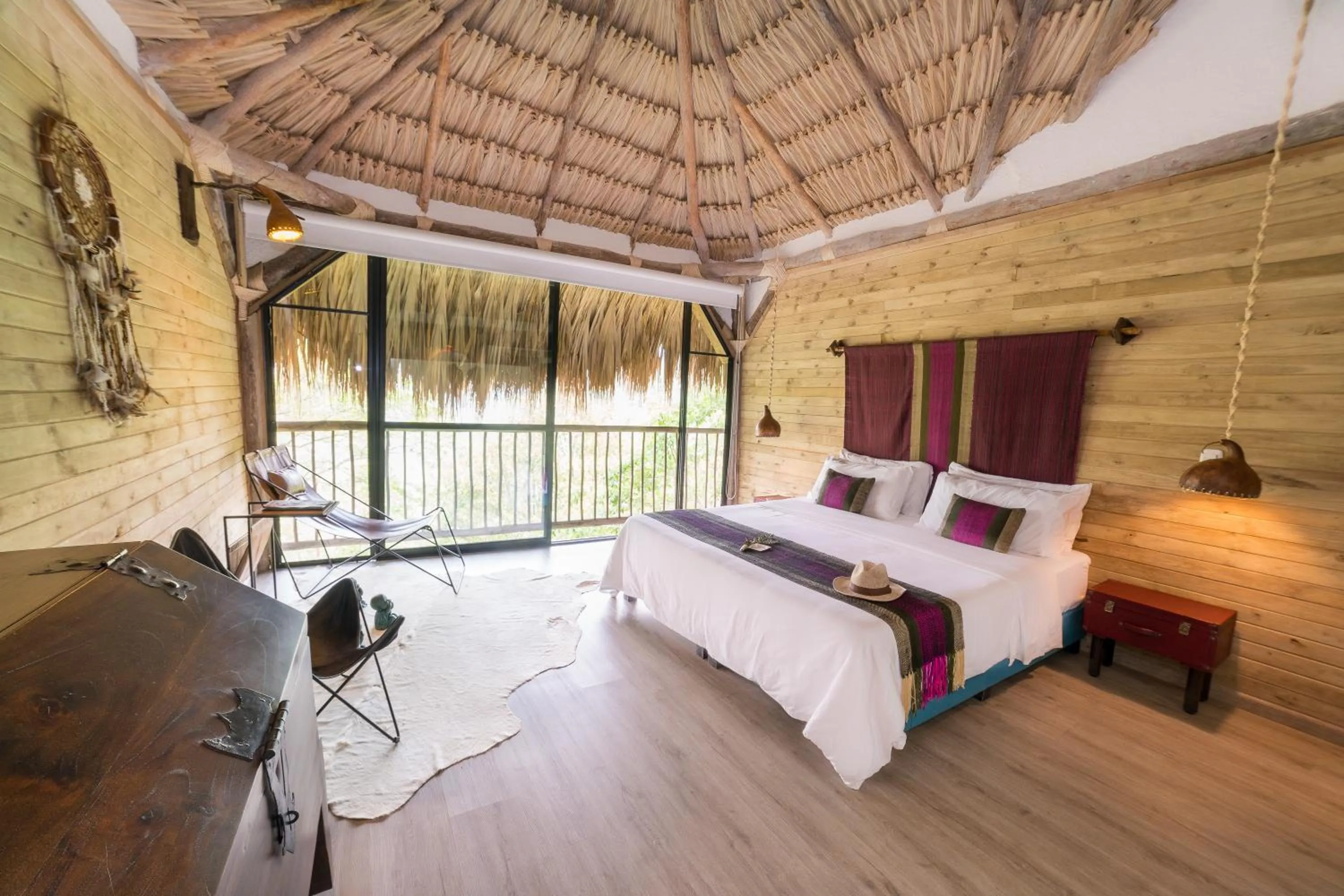 Bed in Hotel Kawa Mountain Retreat