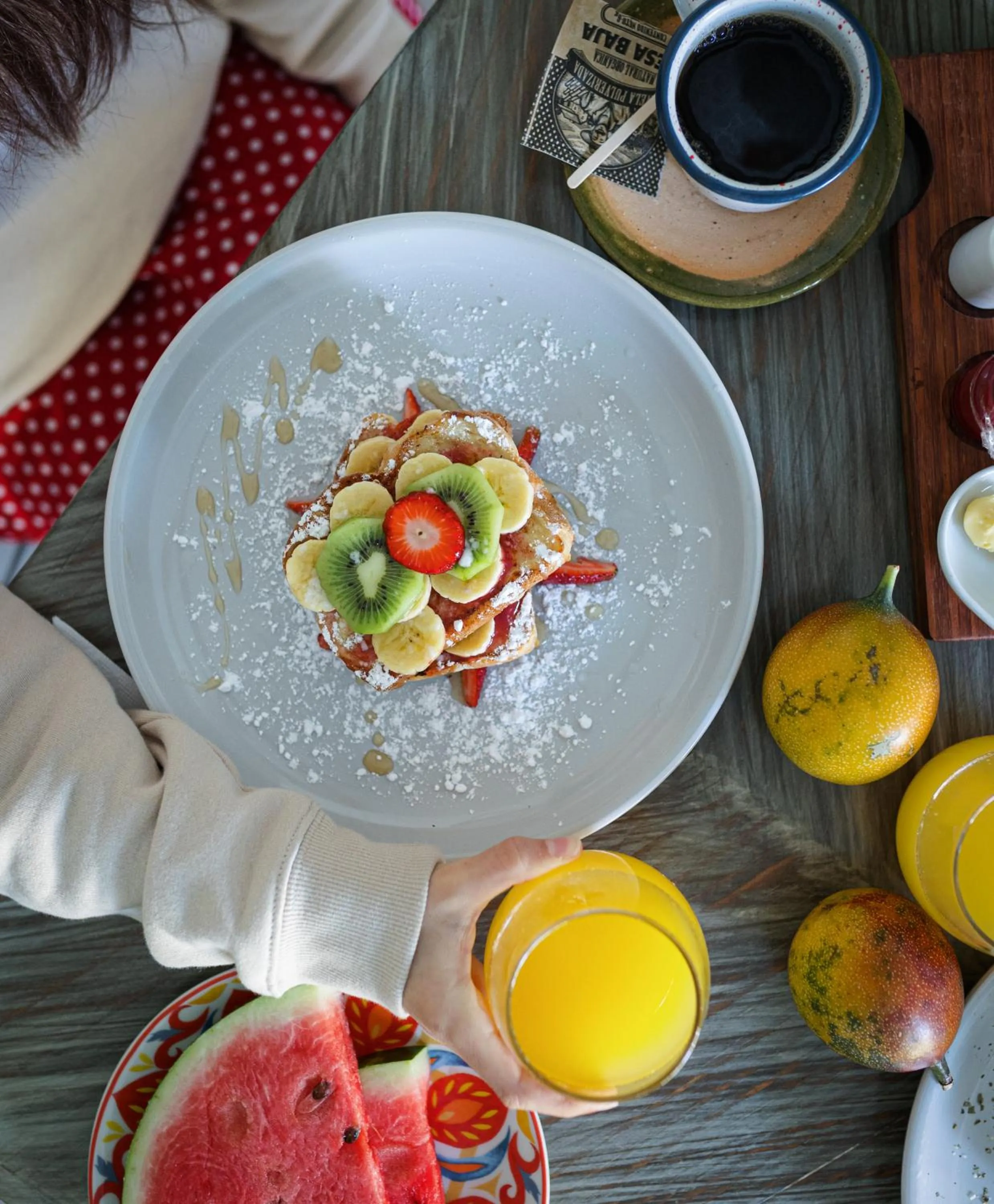 Breakfast in Hotel Kawa Mountain Retreat