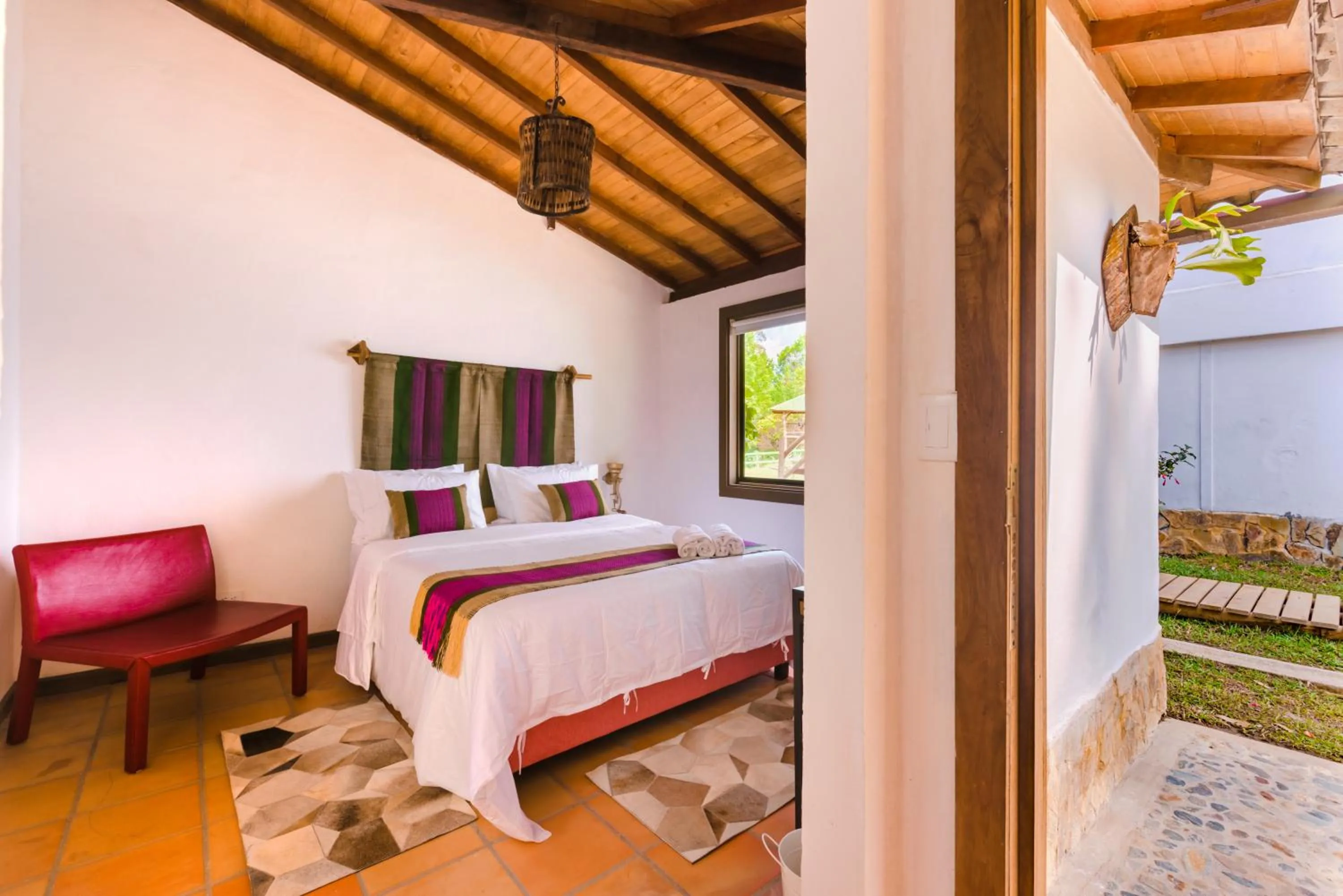 Bed in Hotel Kawa Mountain Retreat