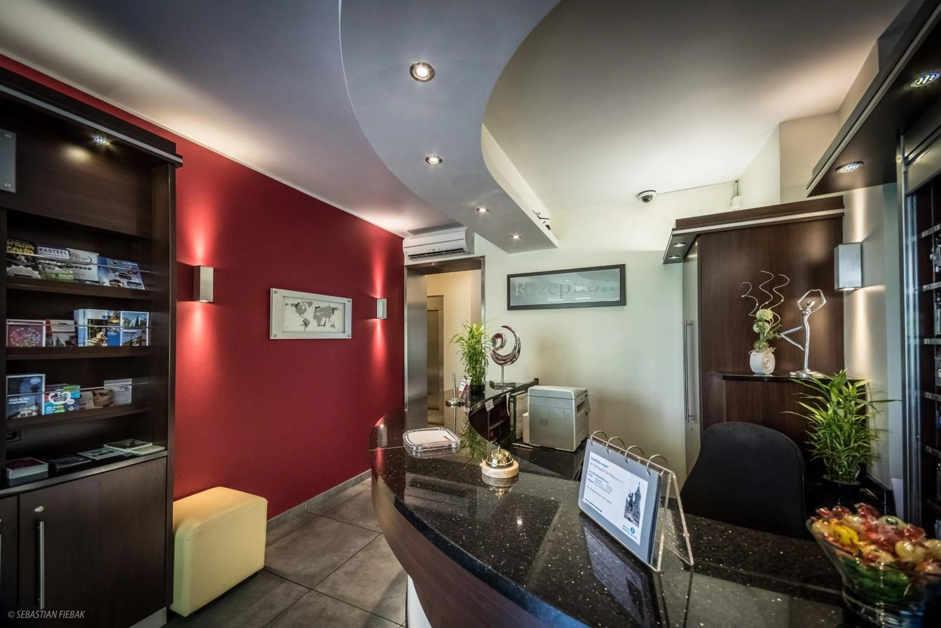 Lobby or reception in Hotel Lousberg