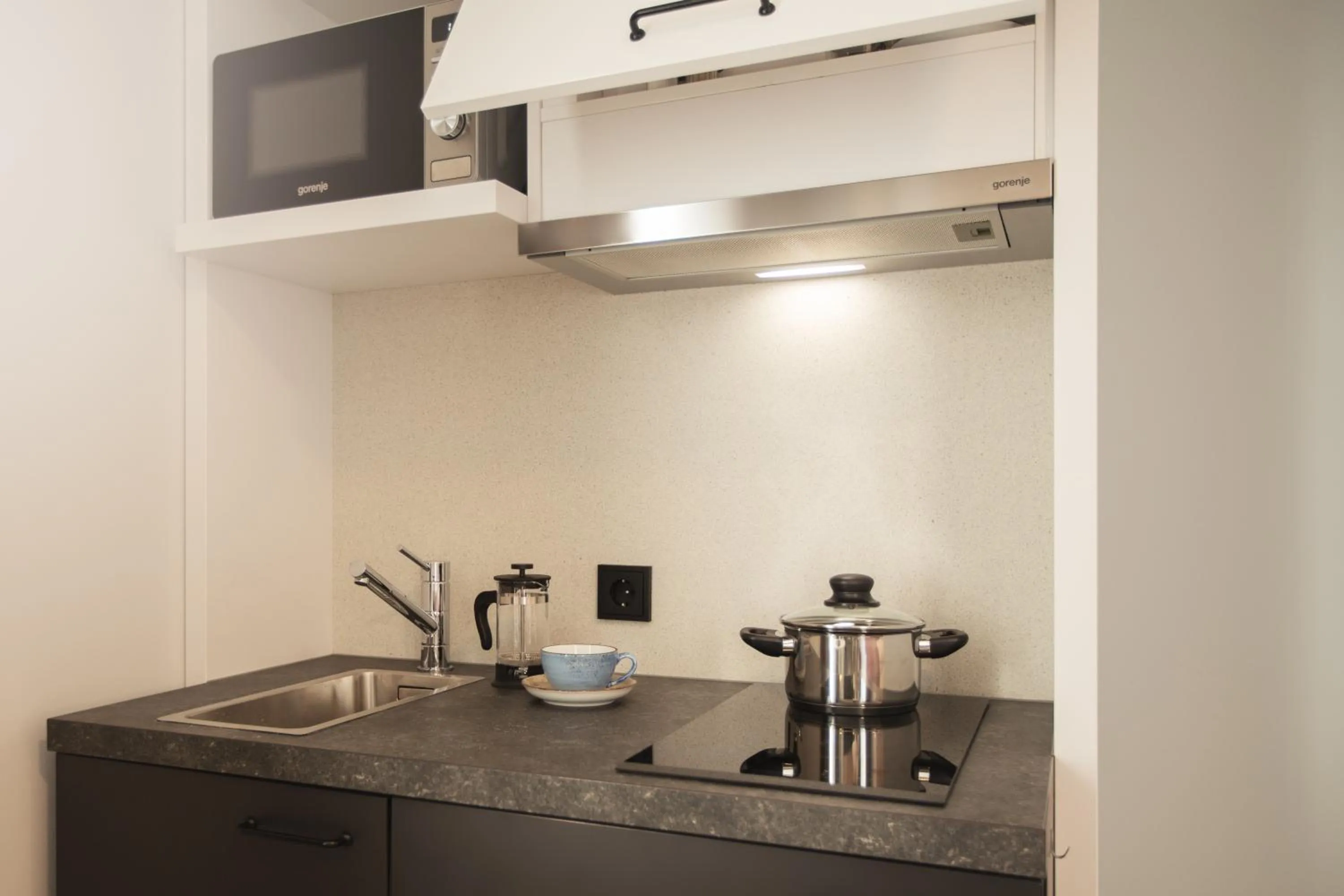 Kitchen or kitchenette in Yggotel Ravn