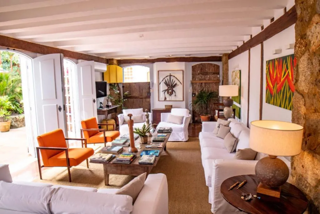 Living room in Casa Simone Pousada