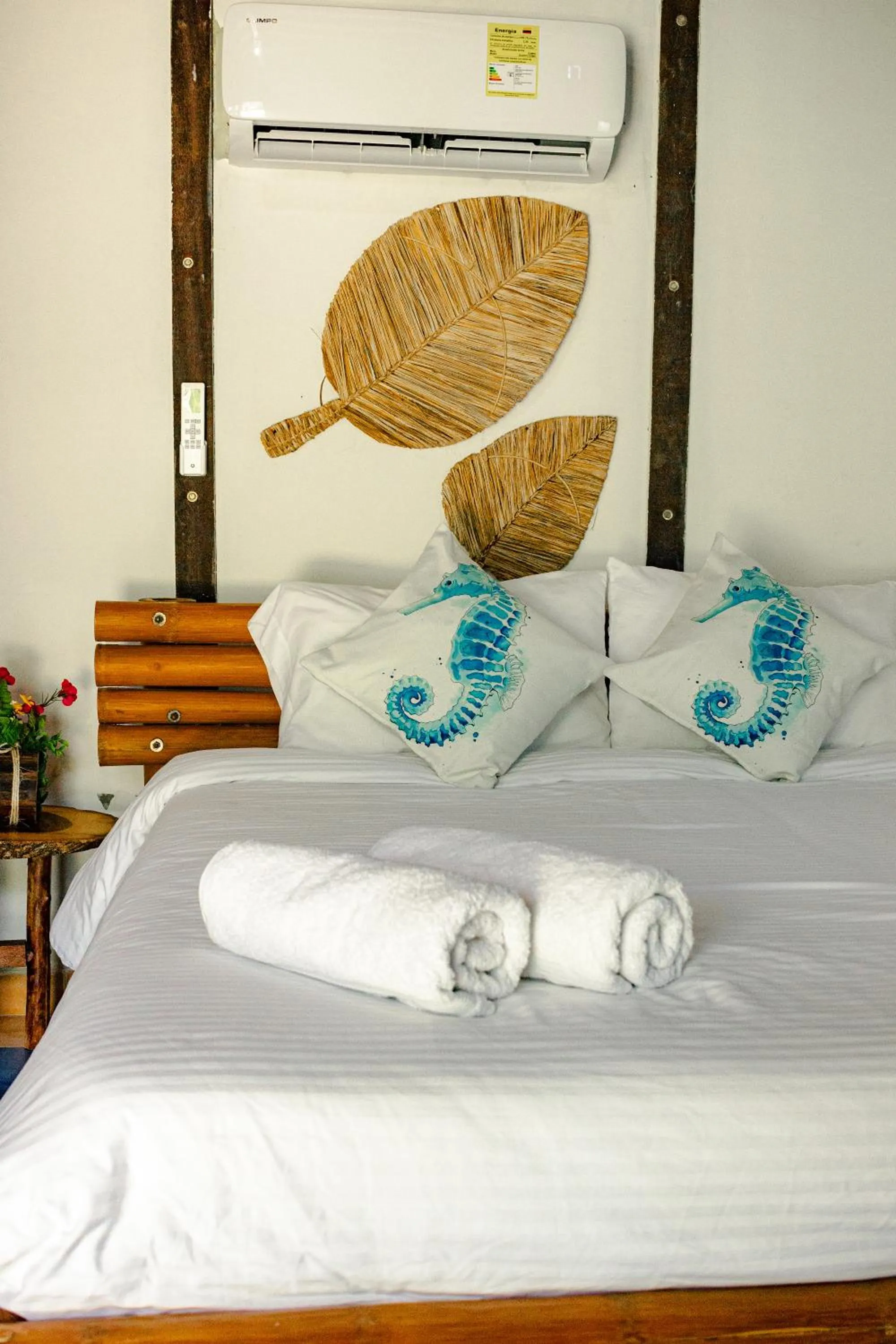 Bed in Marazao Beach Hotel & Spa