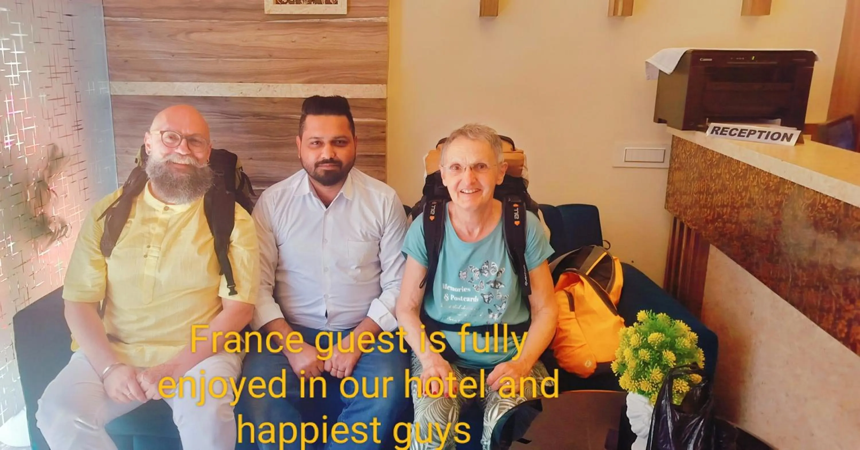 group of guests in Hotel Heaven View - 50m From Golden Temple