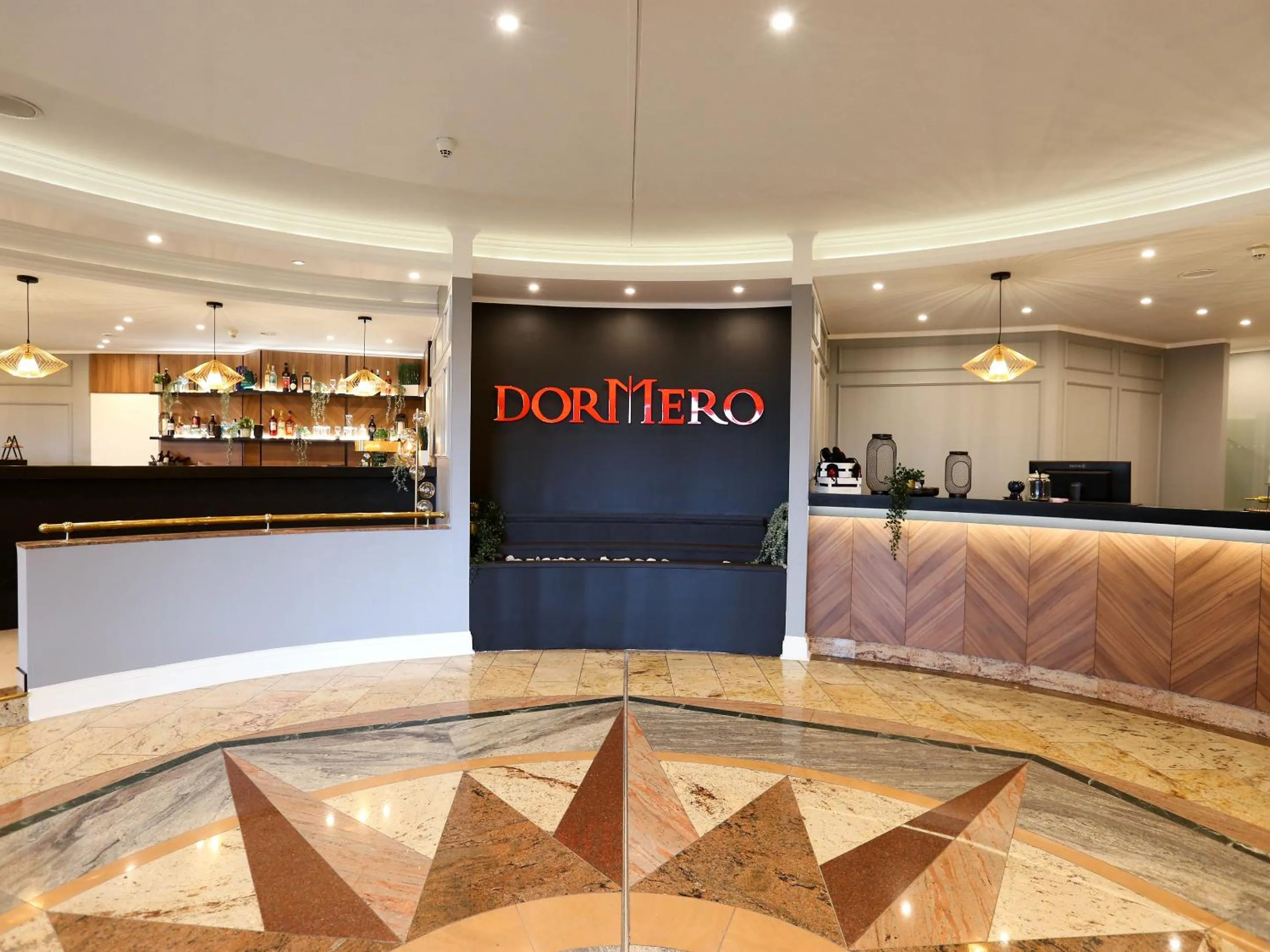 Lobby or reception in DORMERO Hotel Meerbusch