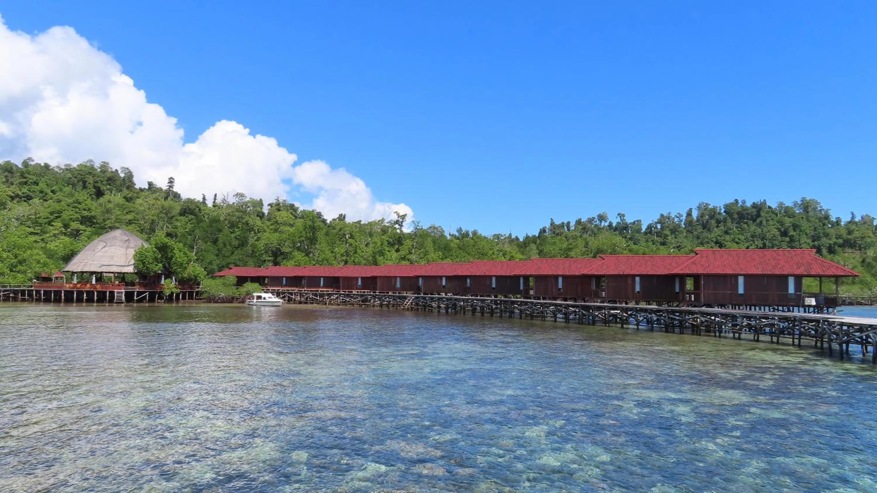 Property building in Korpak Villa & Resort Raja Ampat