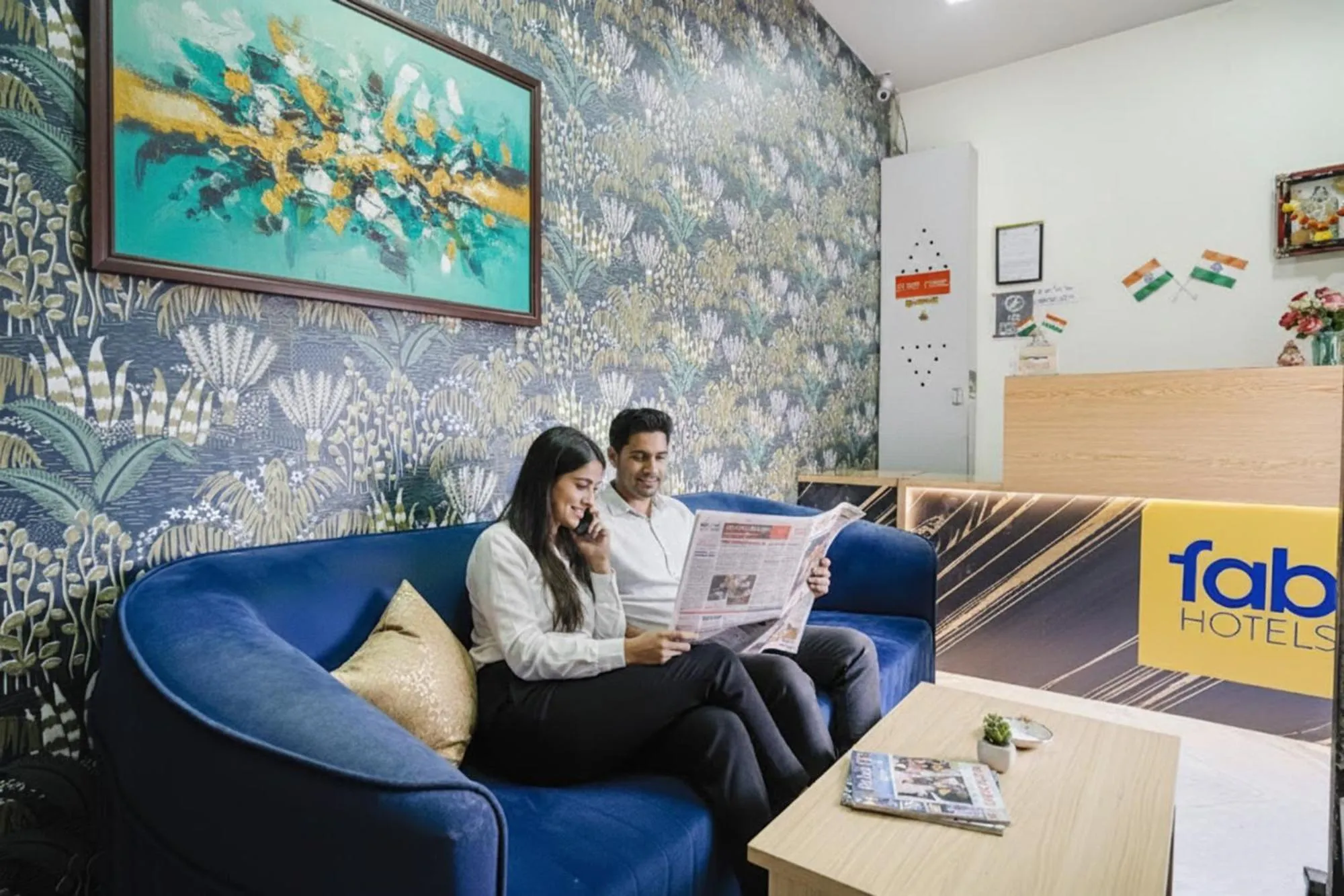 Seating area in FabHotel The United - Nr Mumbai International Airport