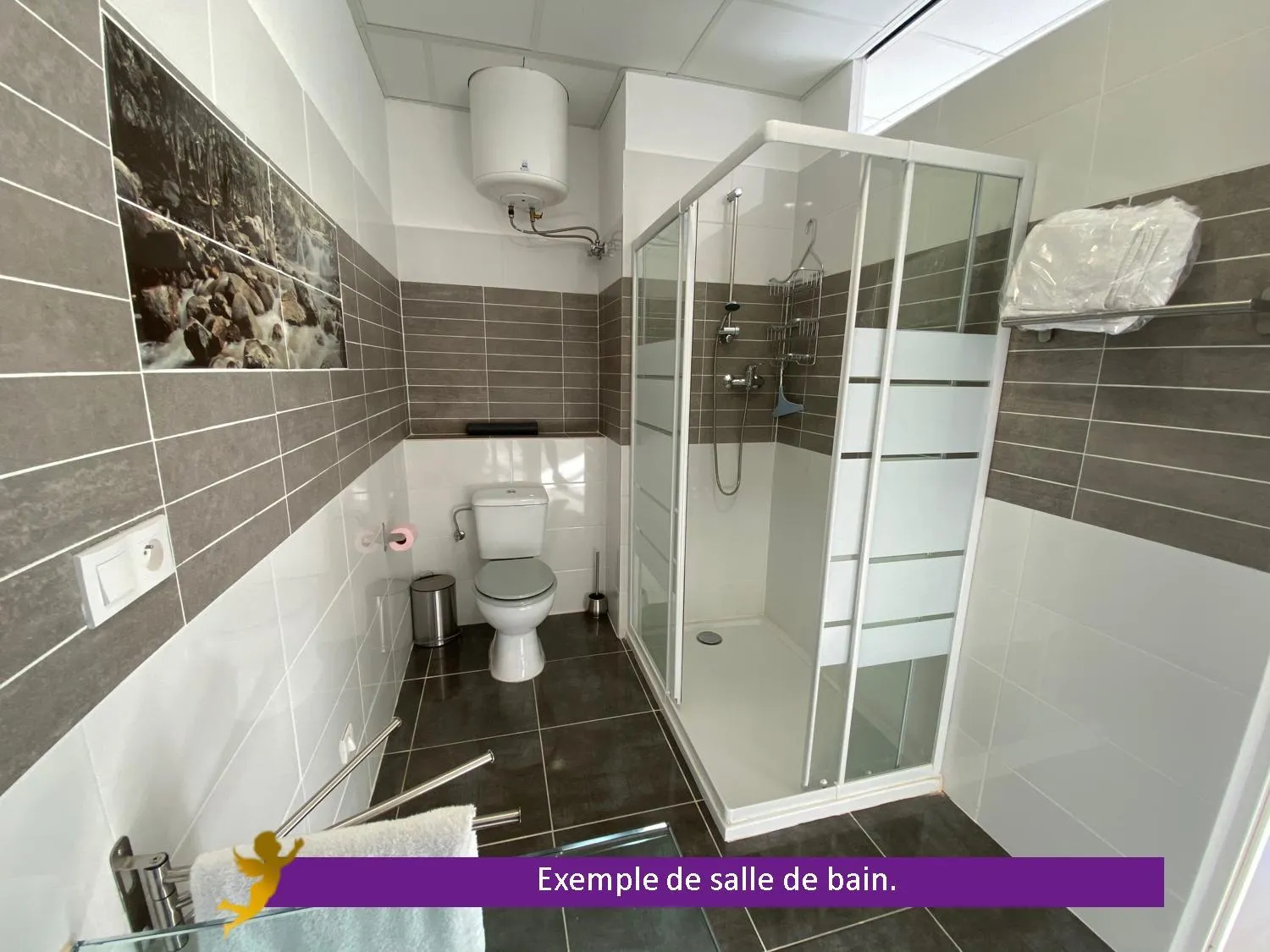 Shower in Domaine des Anges