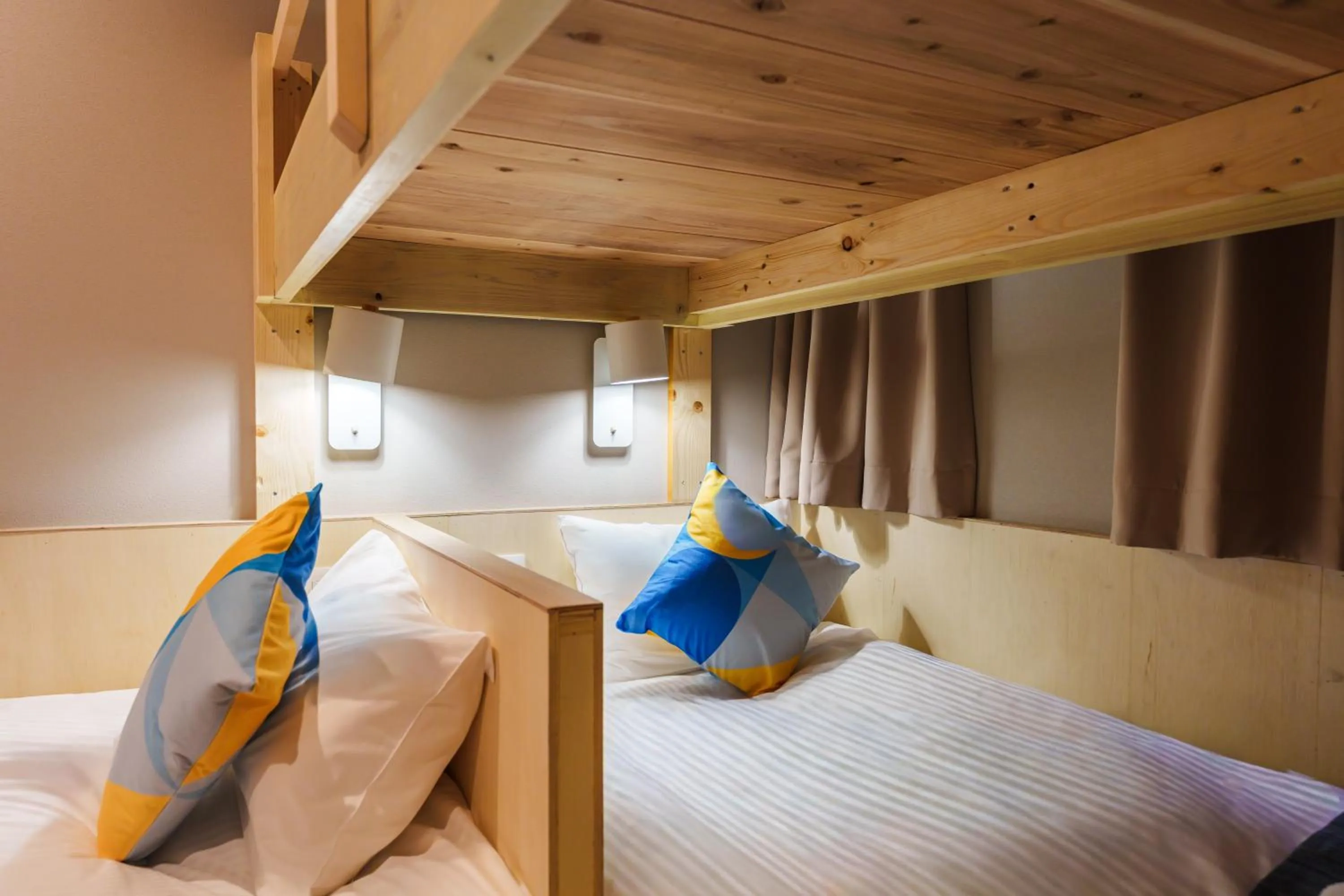 Bed in BAKURO - DOYANEN HOTELs