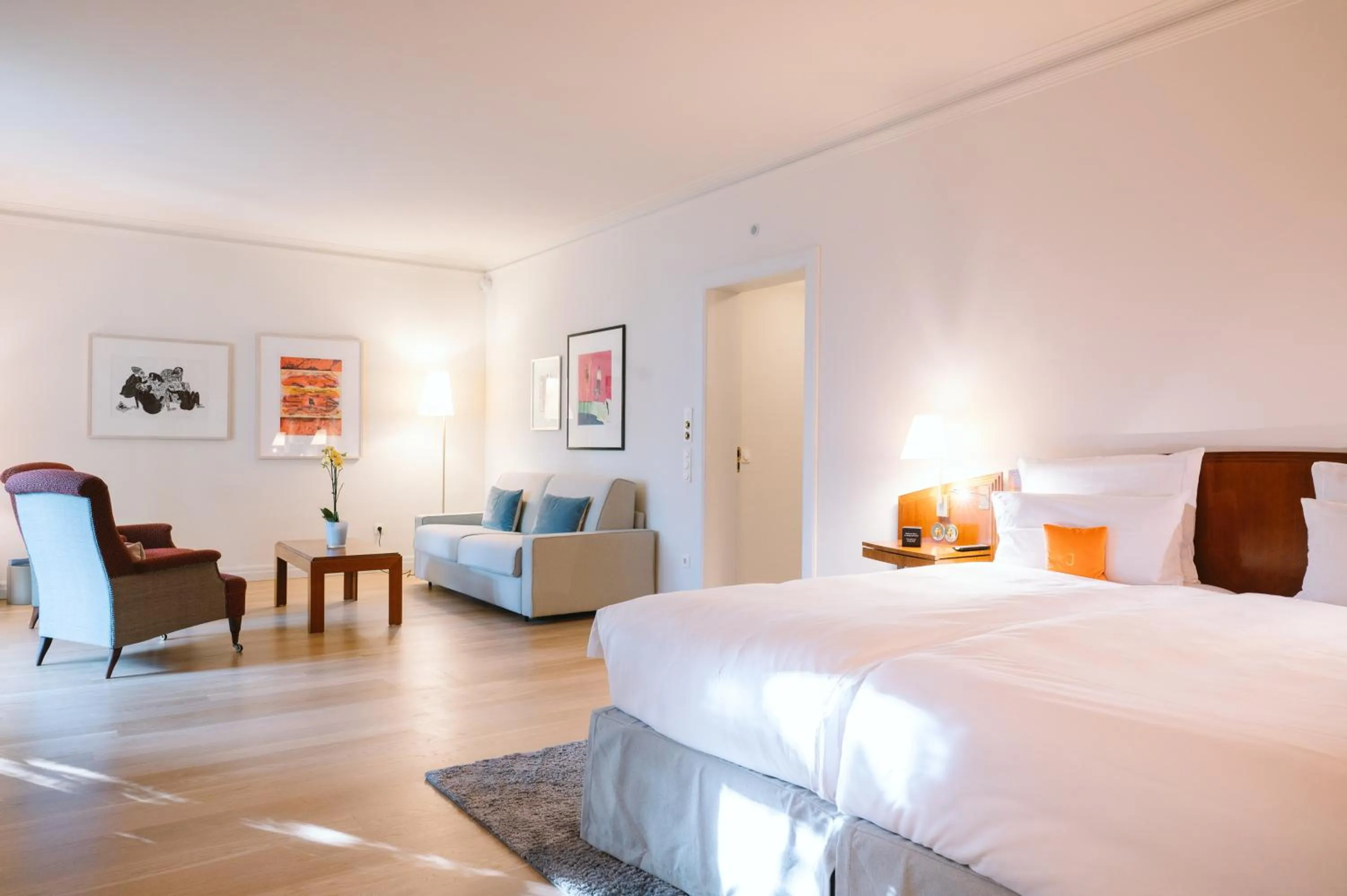 Living room, Bed in Louis C Jacob, Hamburg, Autograph Collection