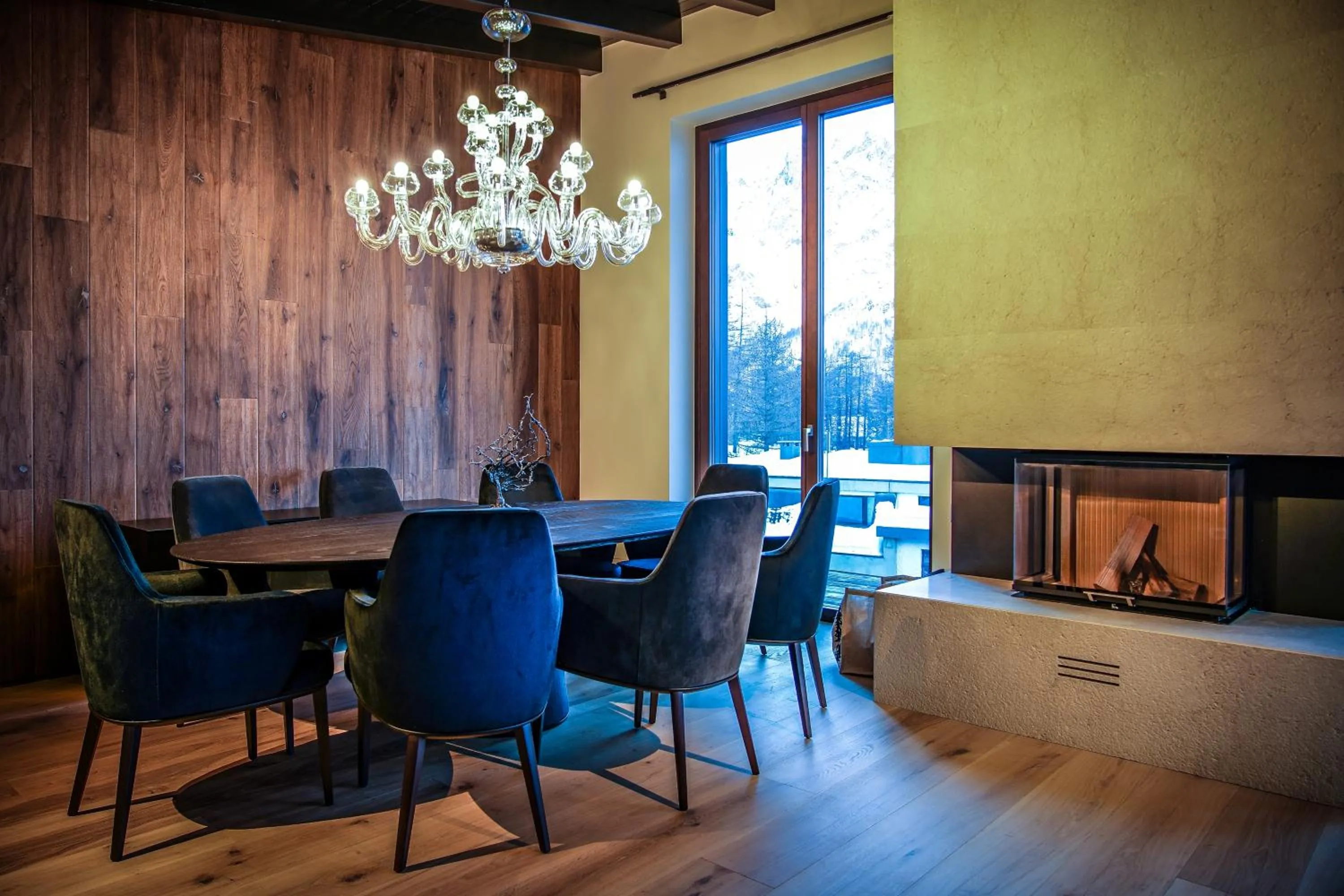 Living room in Hotel al Piolet