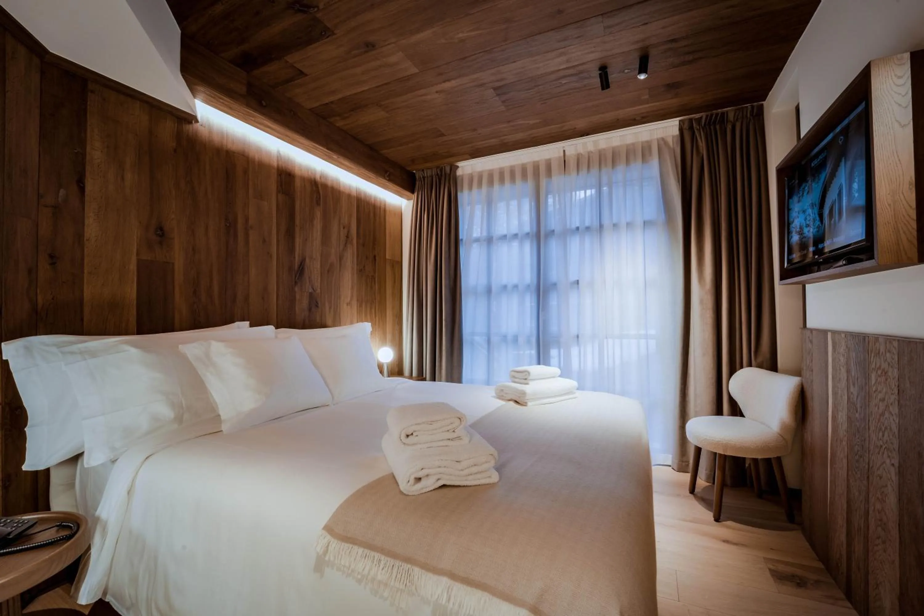 Bed in Hotel al Piolet