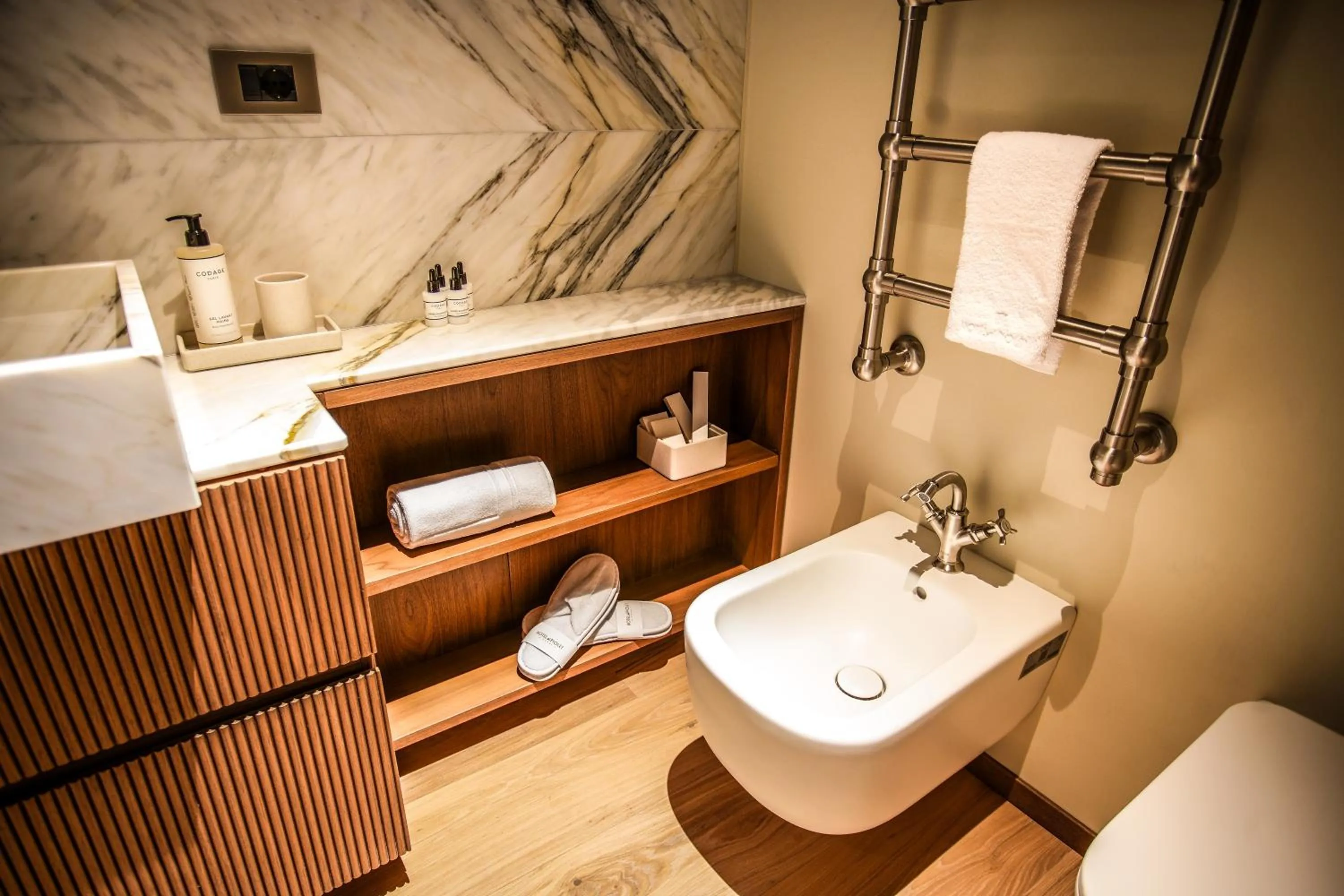 Bathroom in Hotel al Piolet