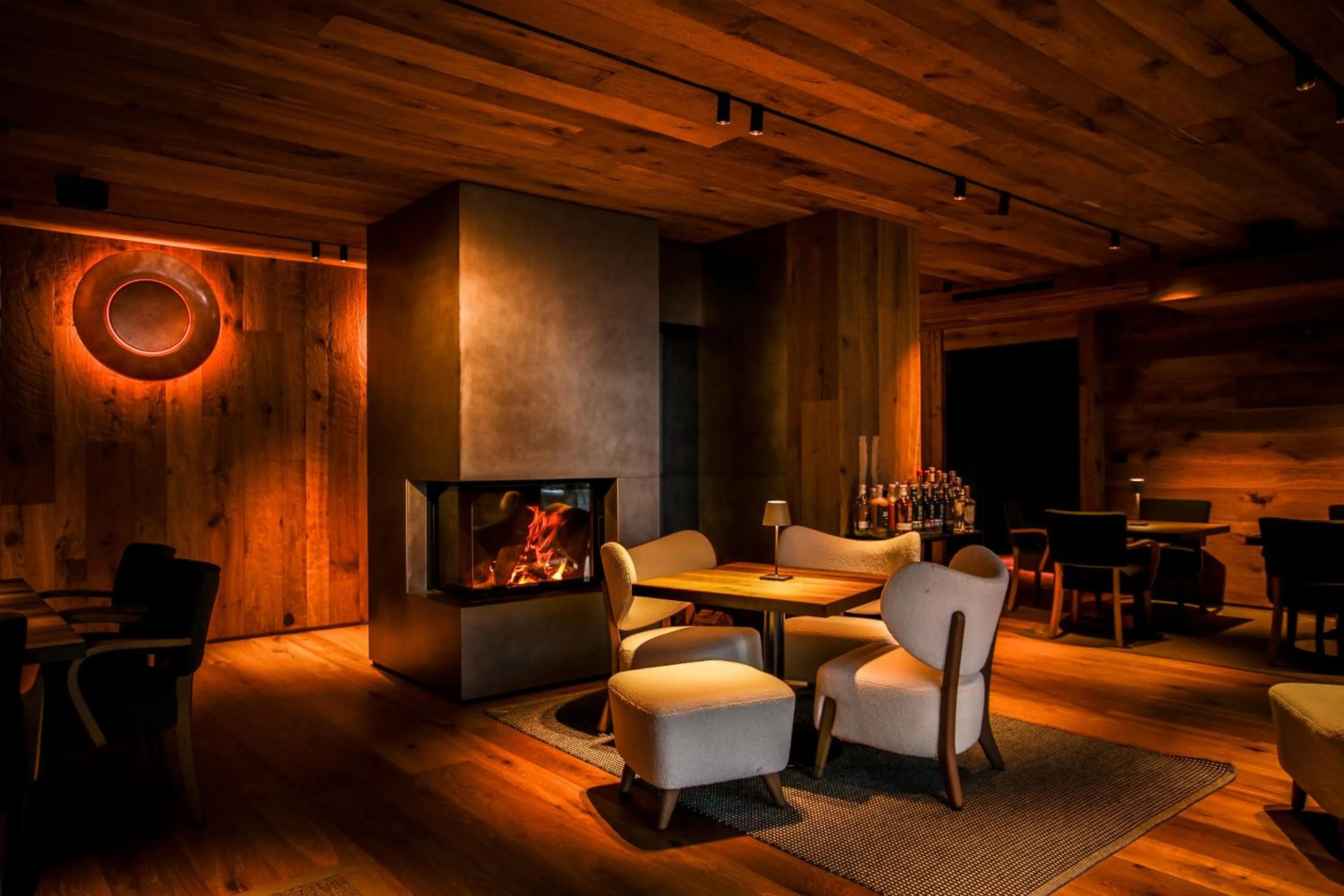 Seating area in Hotel al Piolet