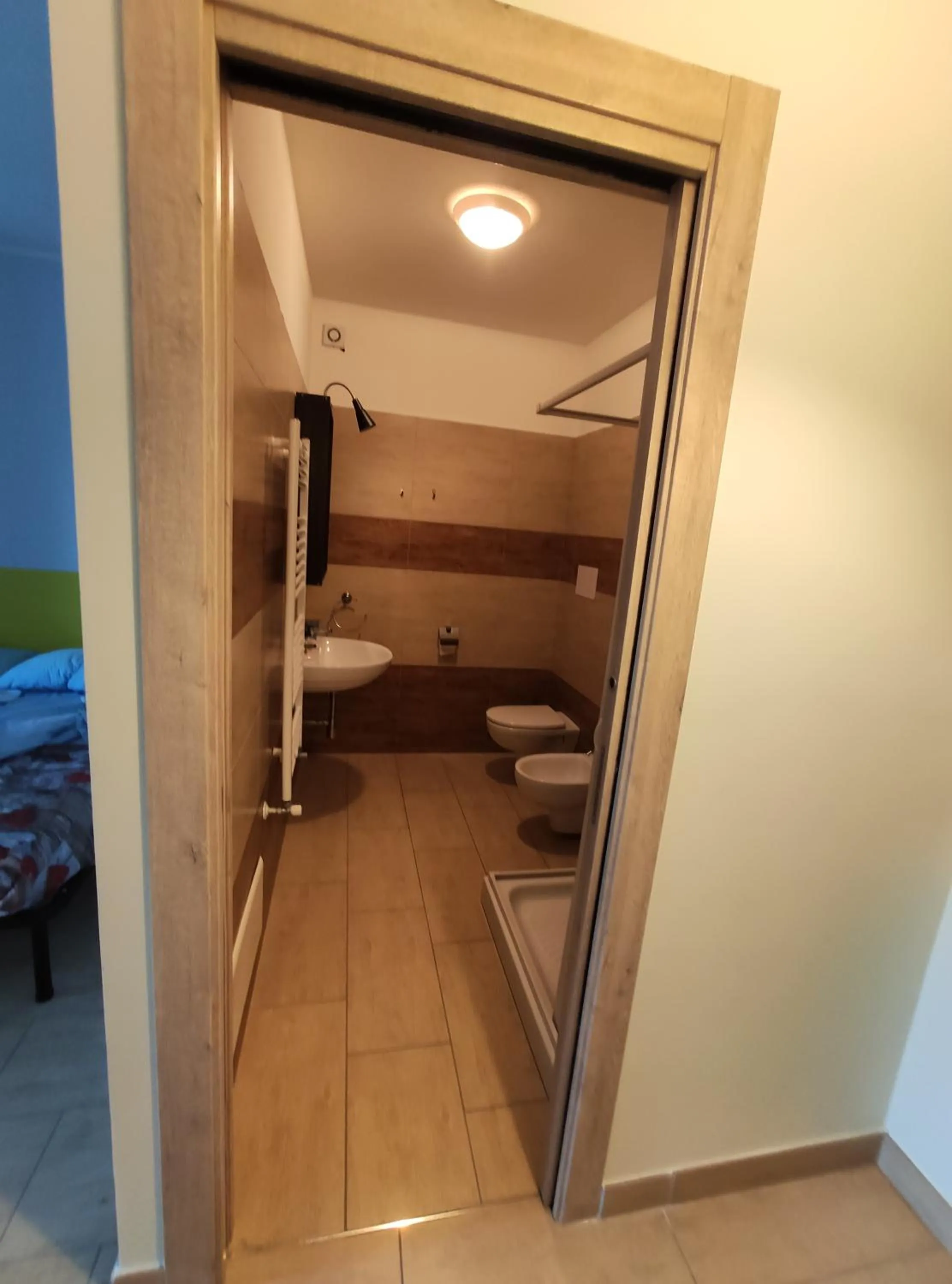 Bathroom in Pozzilli's Bed&Breakfast