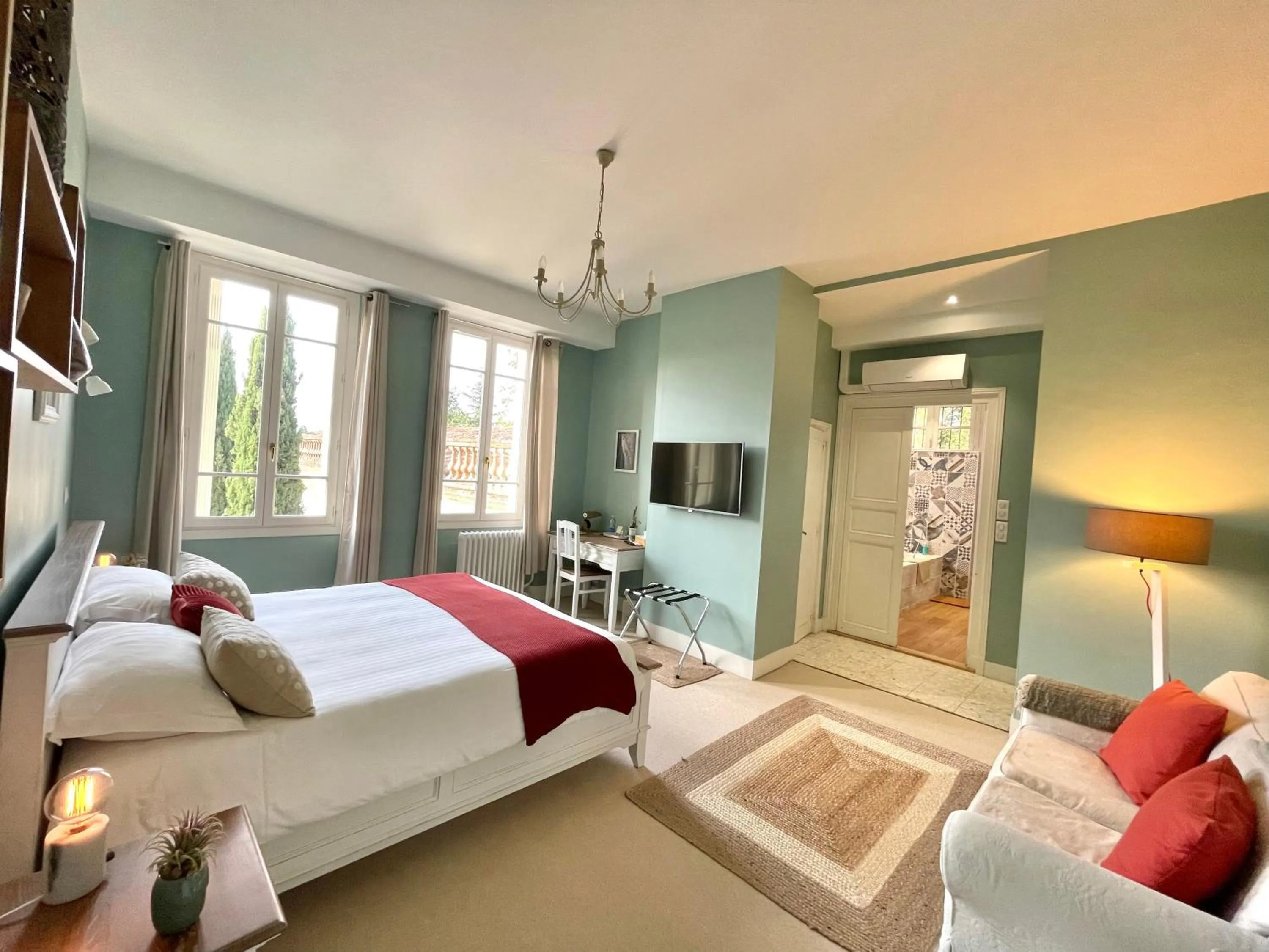 Bed in La Mélanotte