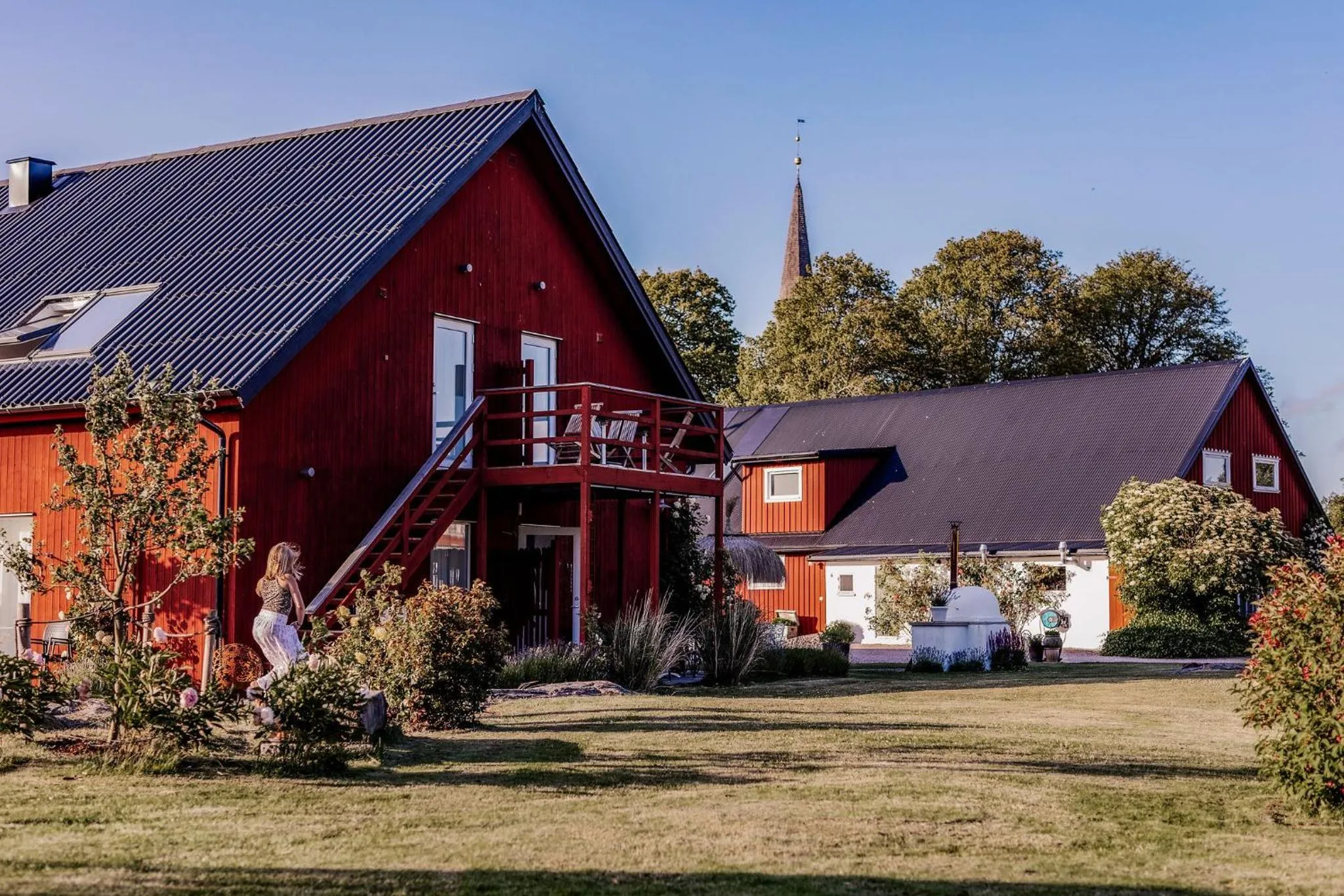 Garden view in Halmstad Gårdshotell