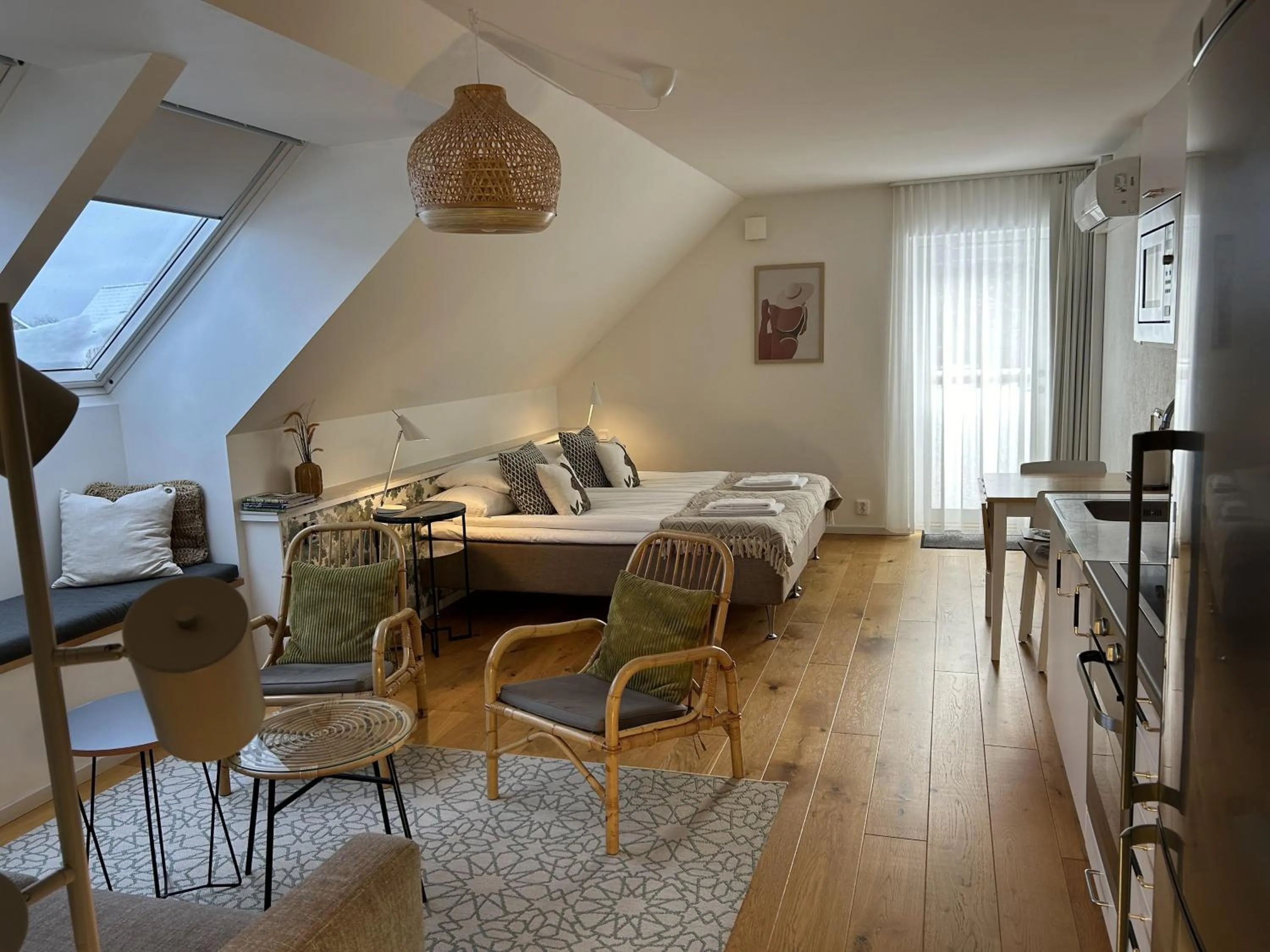 Seating area in Halmstad Gårdshotell