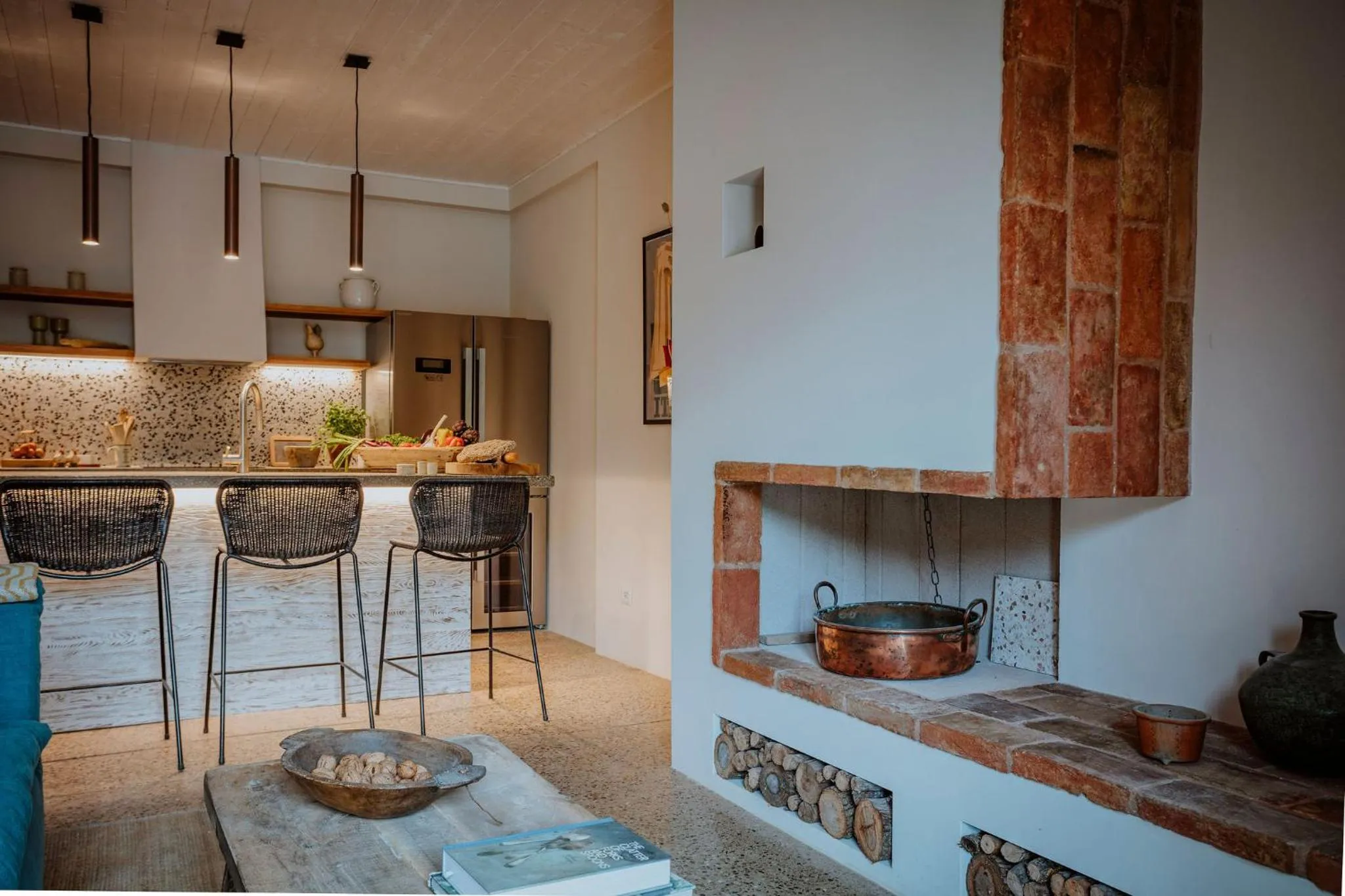 Kitchen or kitchenette in Borgo 69 Villas & Suites