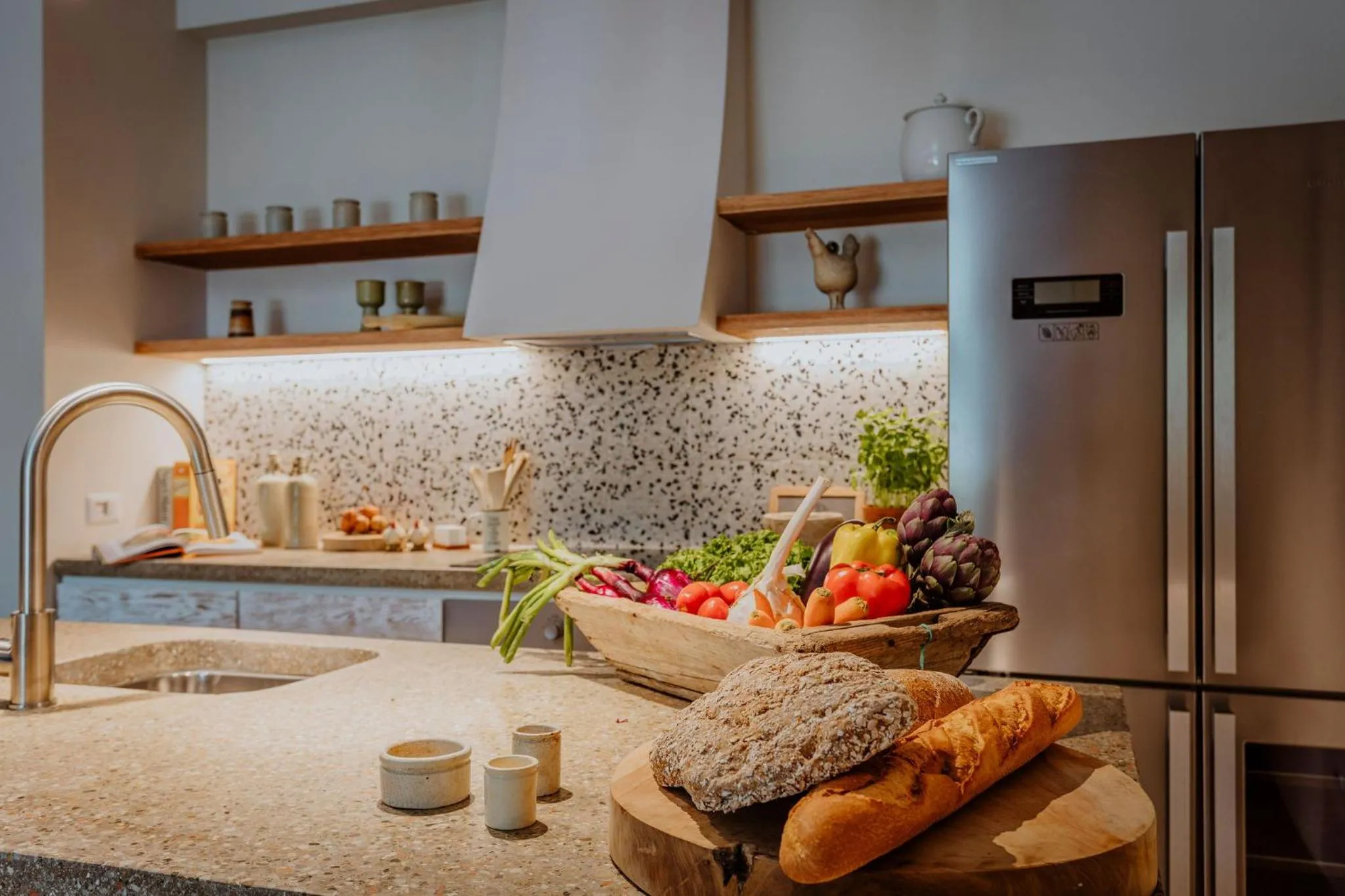 Kitchen or kitchenette in Borgo 69 Villas & Suites