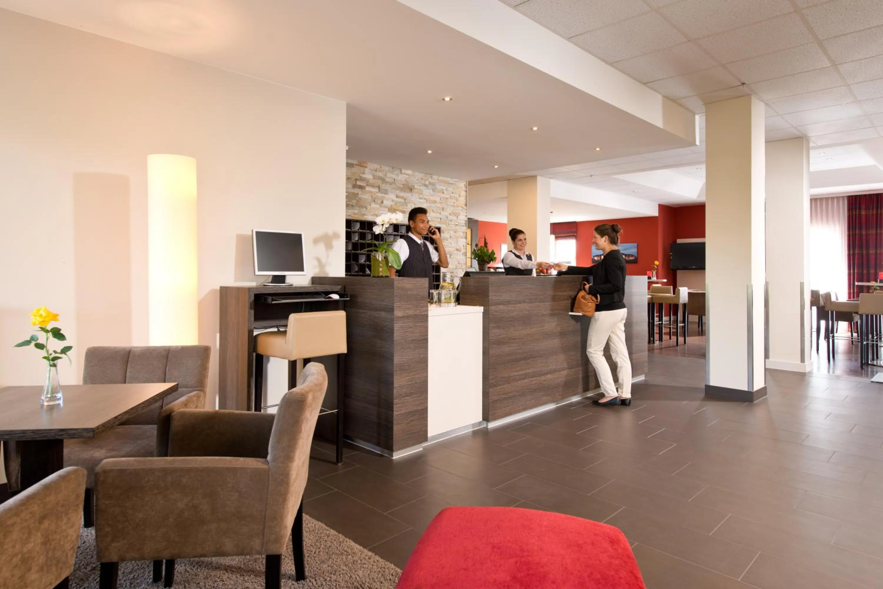 Lobby or reception in Hotel Sachsen-Anhalt