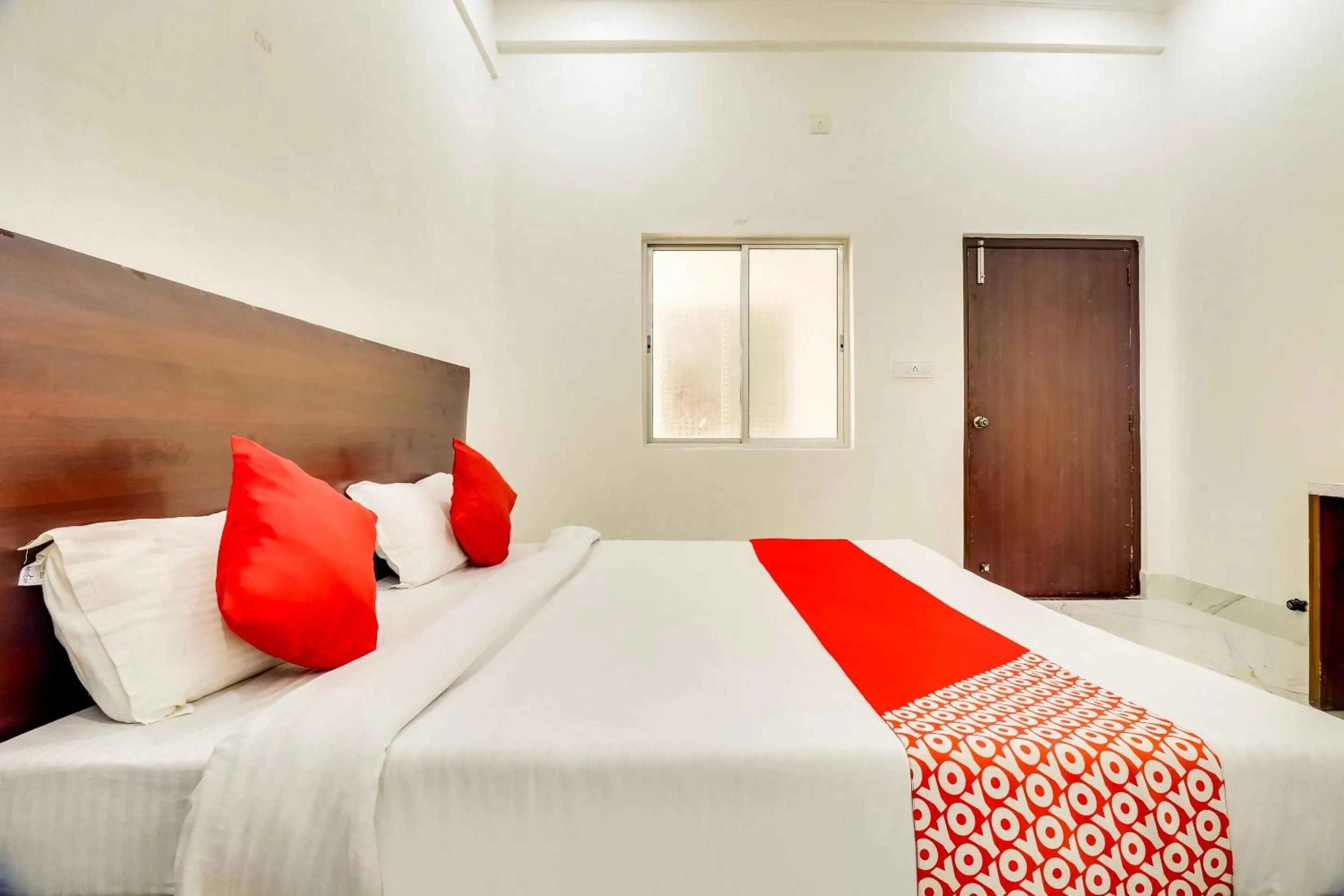 Bedroom in Hotel O Subham Residency