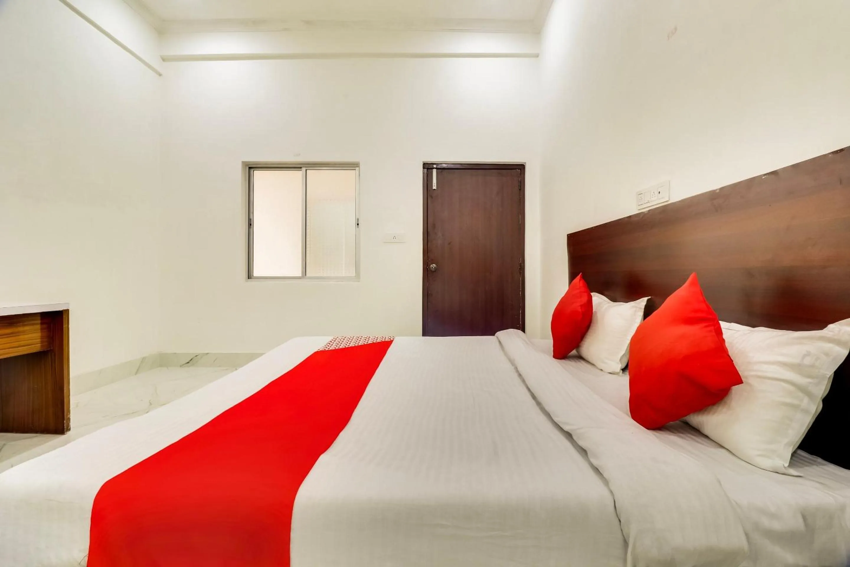 Bedroom in Hotel O Subham Residency