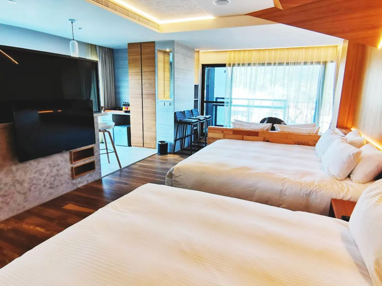 TV and multimedia, Bed in Kenting Gala Vineyard