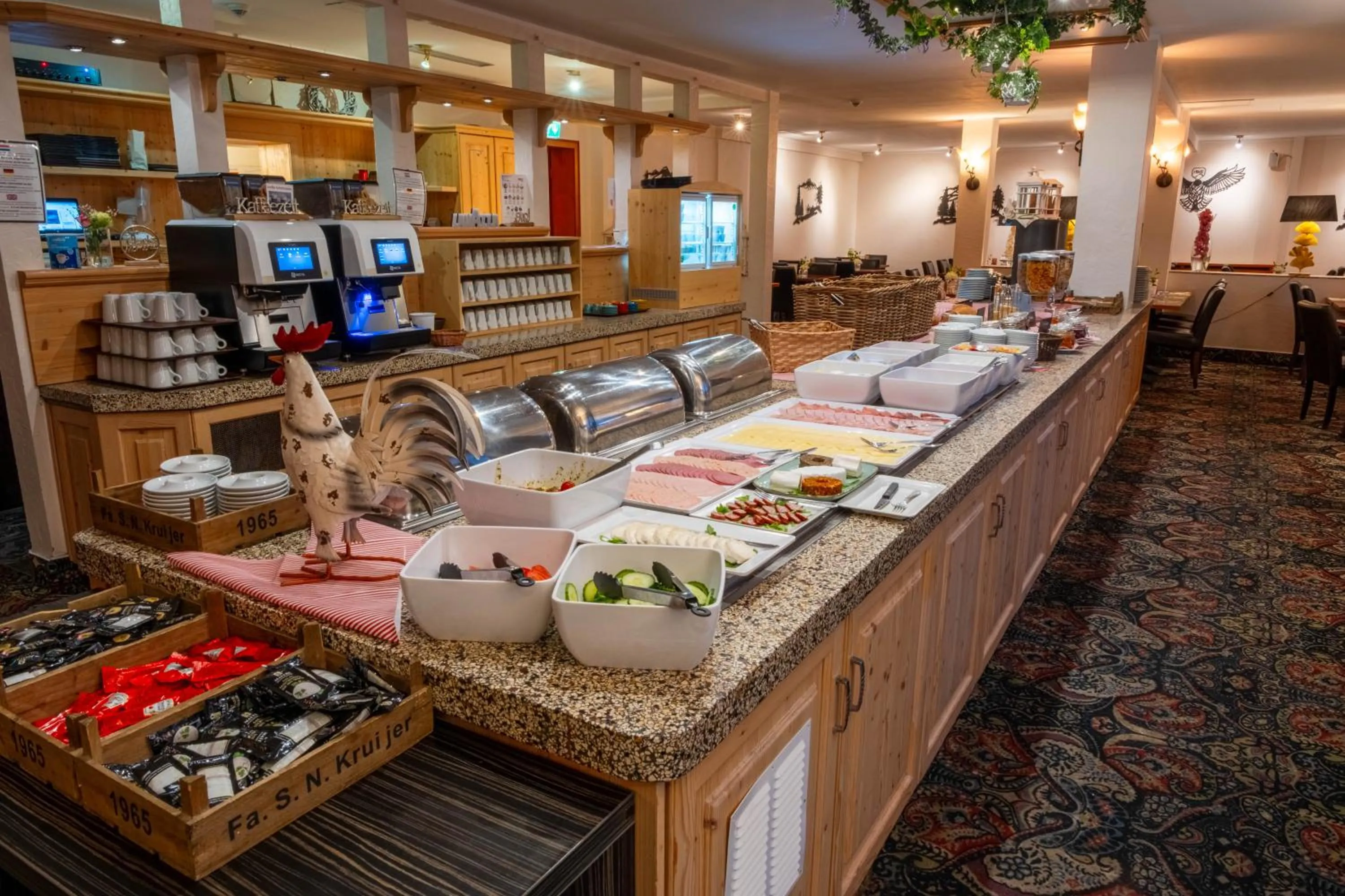 Buffet breakfast in Hotel Winterberg Resort