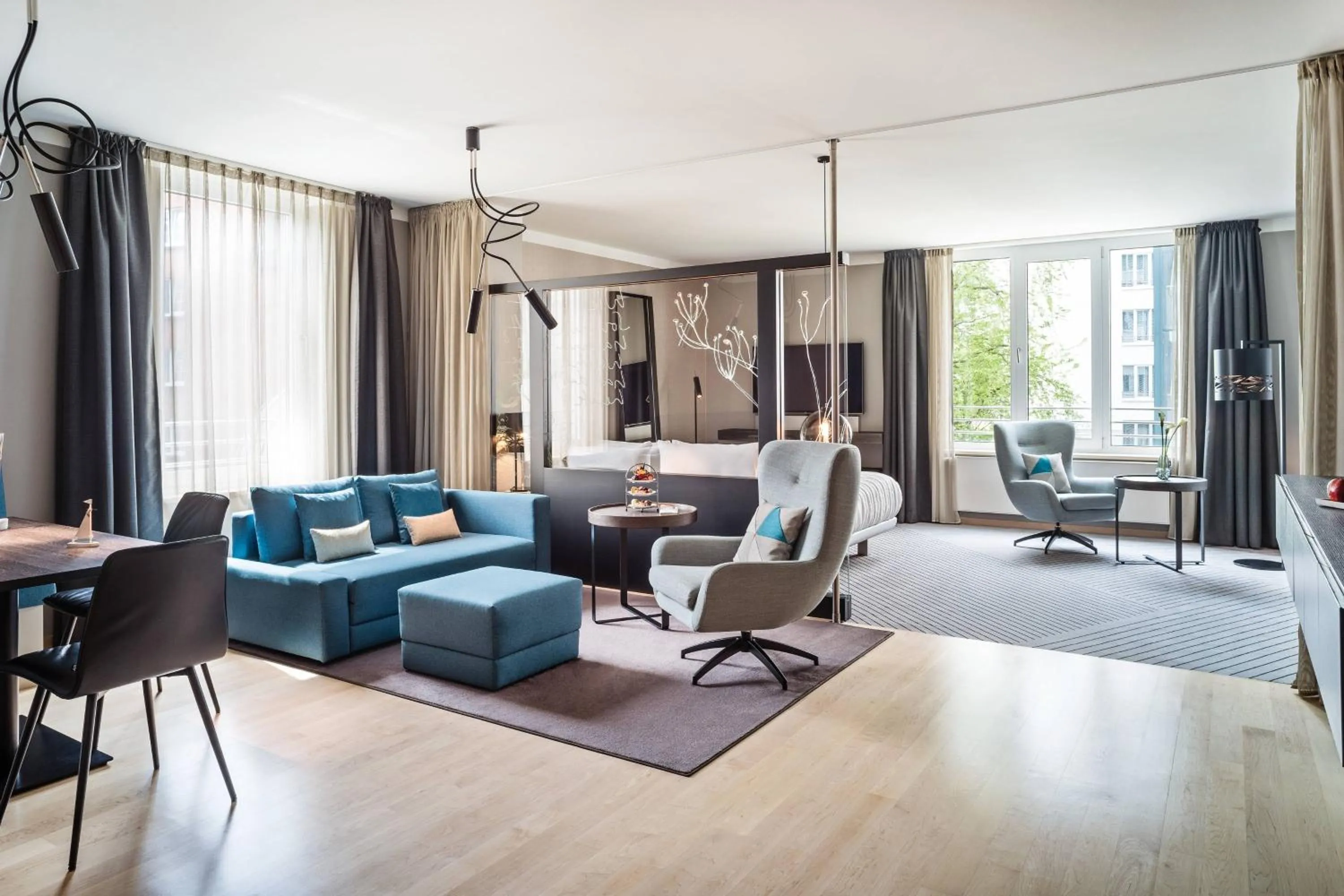 Living room in Le Méridien Hamburg