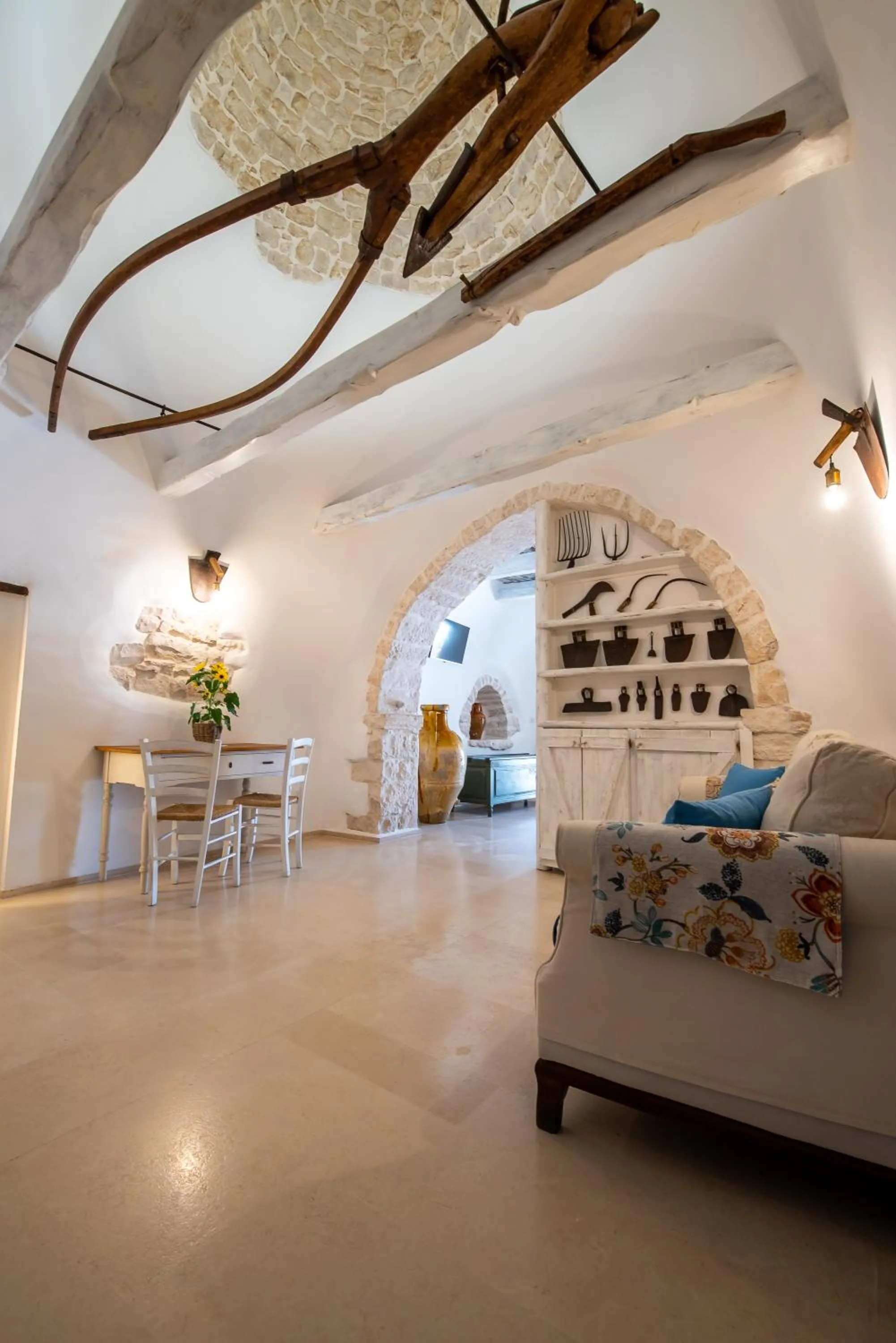 Living room in Trulli Holiday Deluxe & Wellness