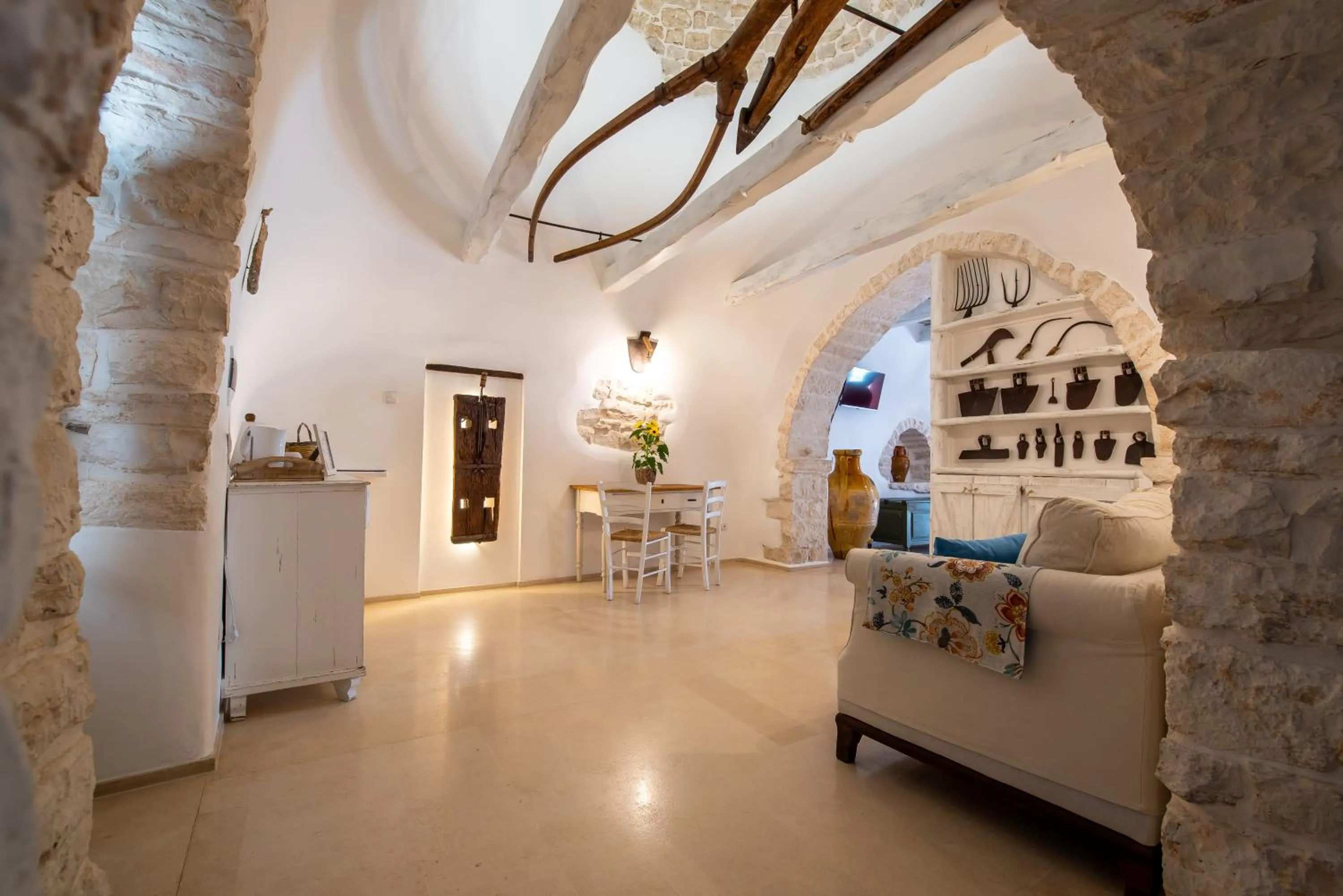 Living room in Trulli Holiday Deluxe & Wellness