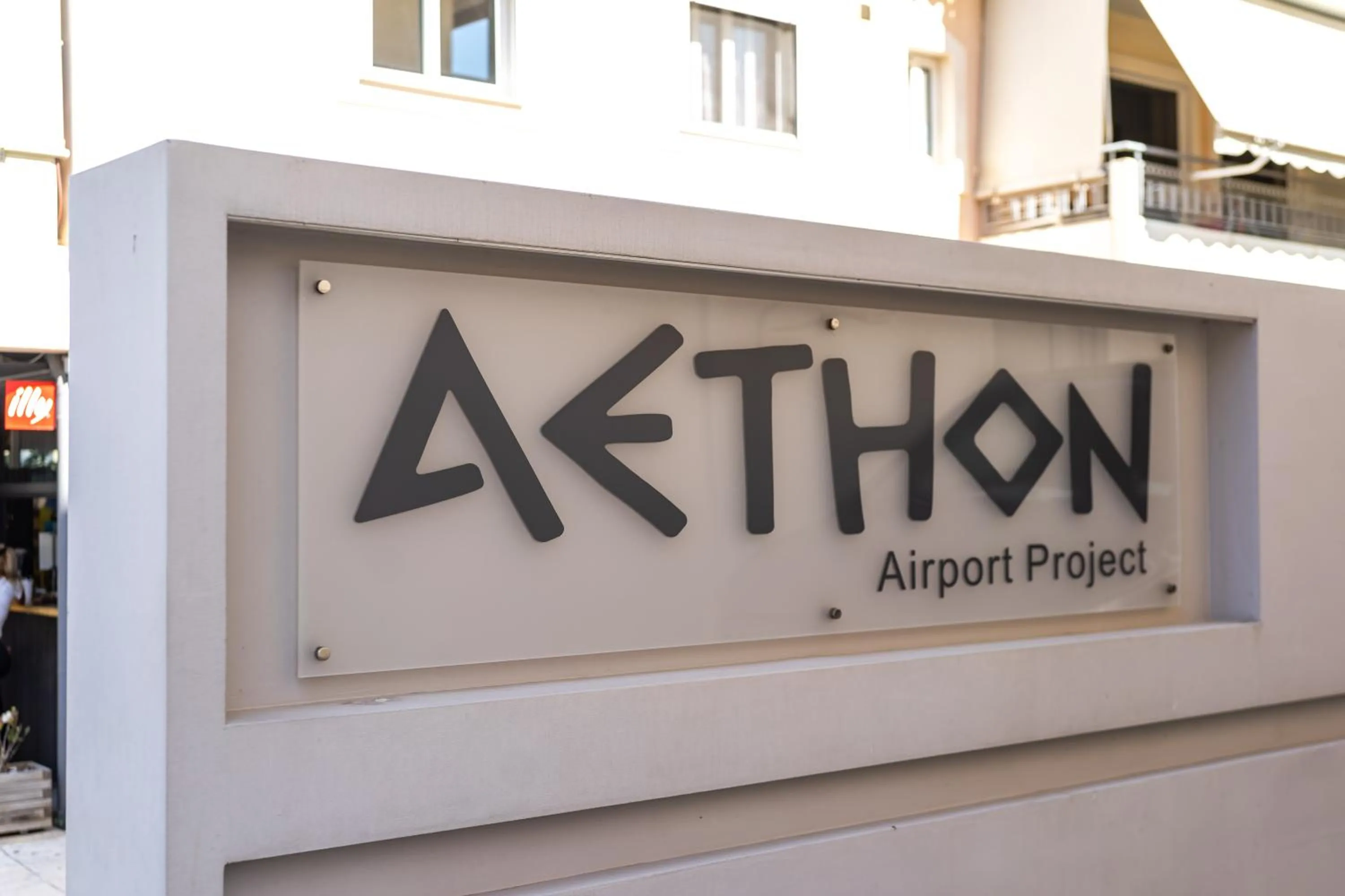 Logo/Certificate/Sign in Aethon Airport Project-FREE SHUTTLE by GK Properties