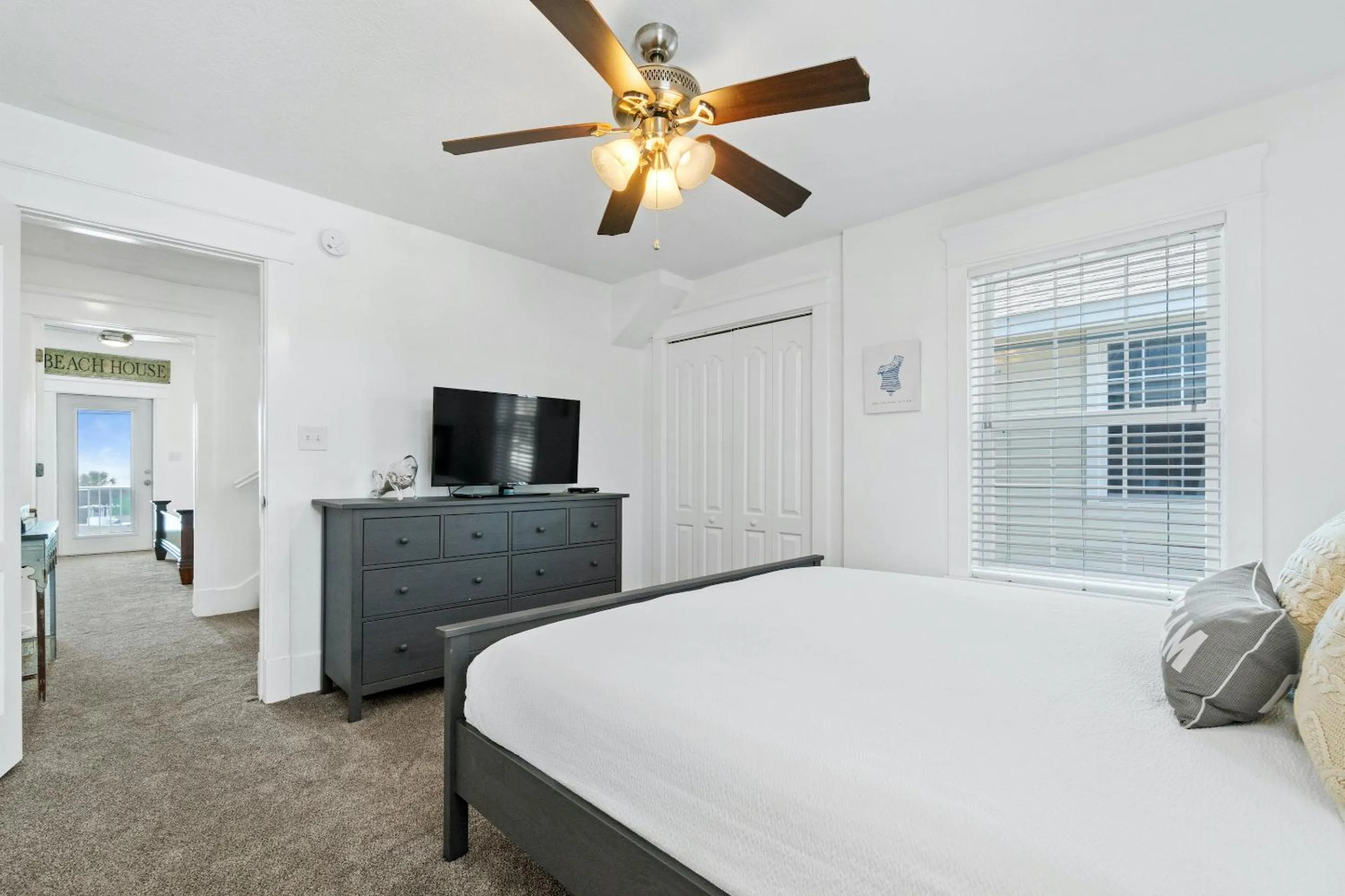Bed in Panama City Beach House - Sunnyside Up