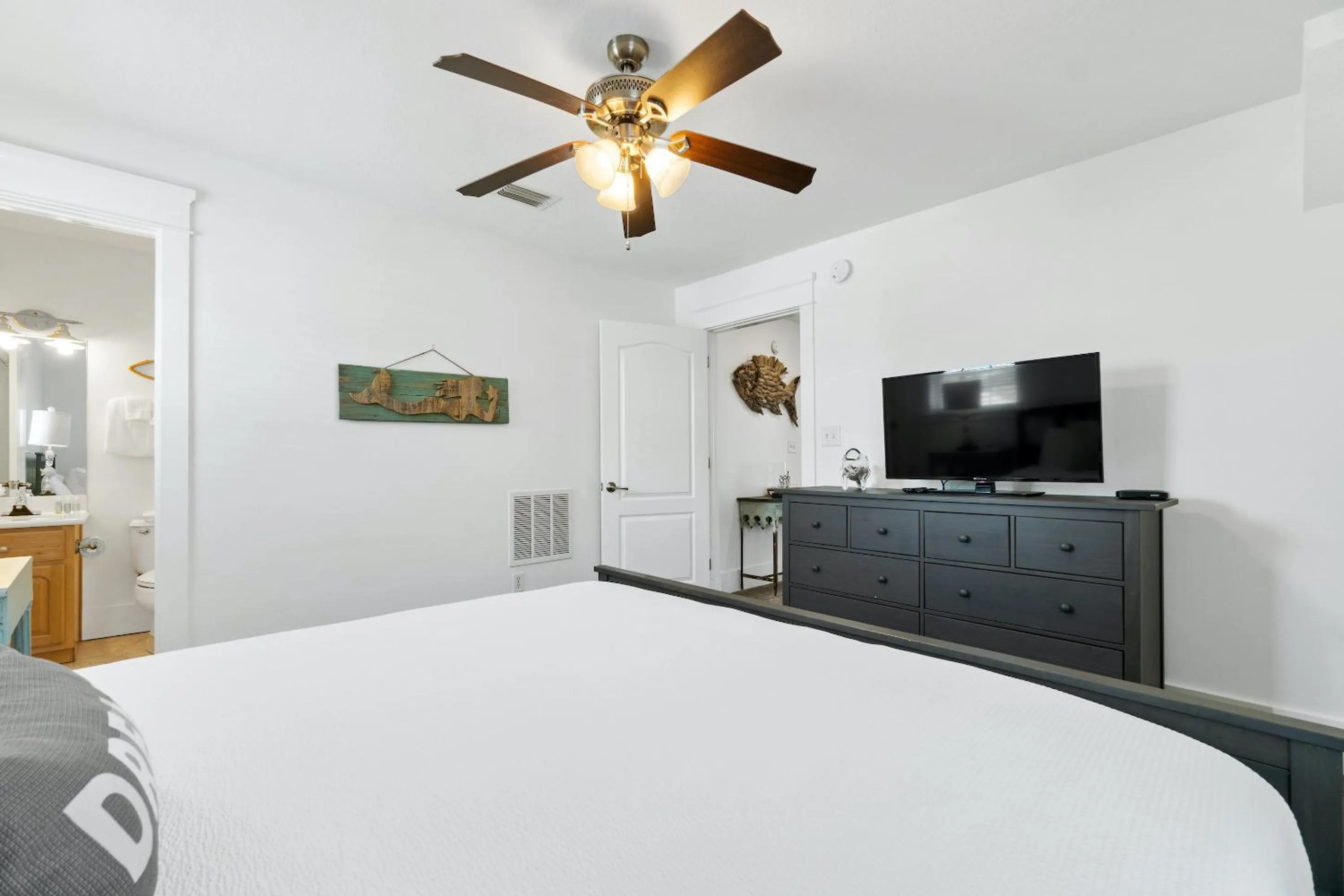 Bed in Panama City Beach House - Sunnyside Up