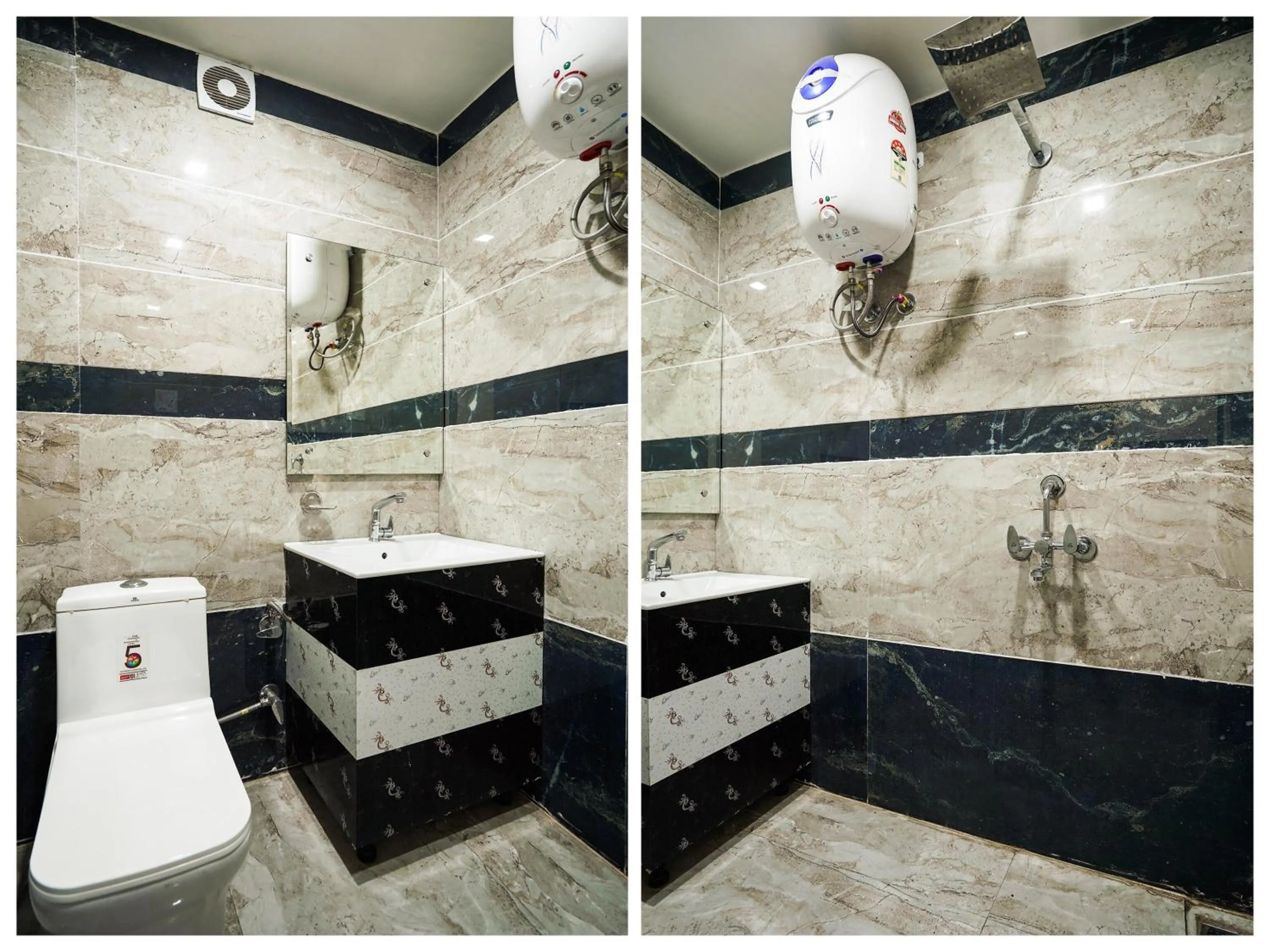 Bathroom in Hotel Chahal Residency