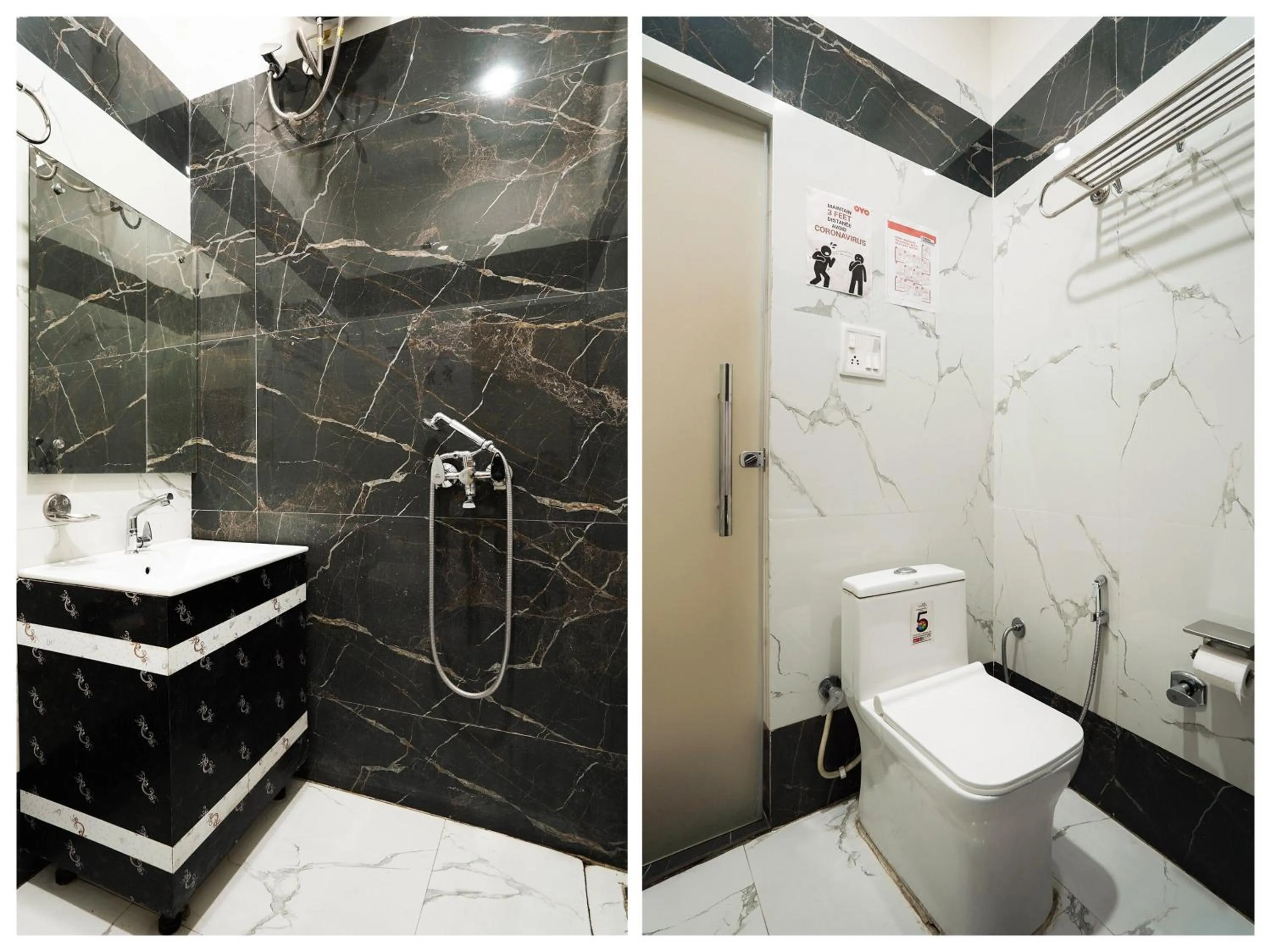 Bathroom in Hotel Chahal Residency