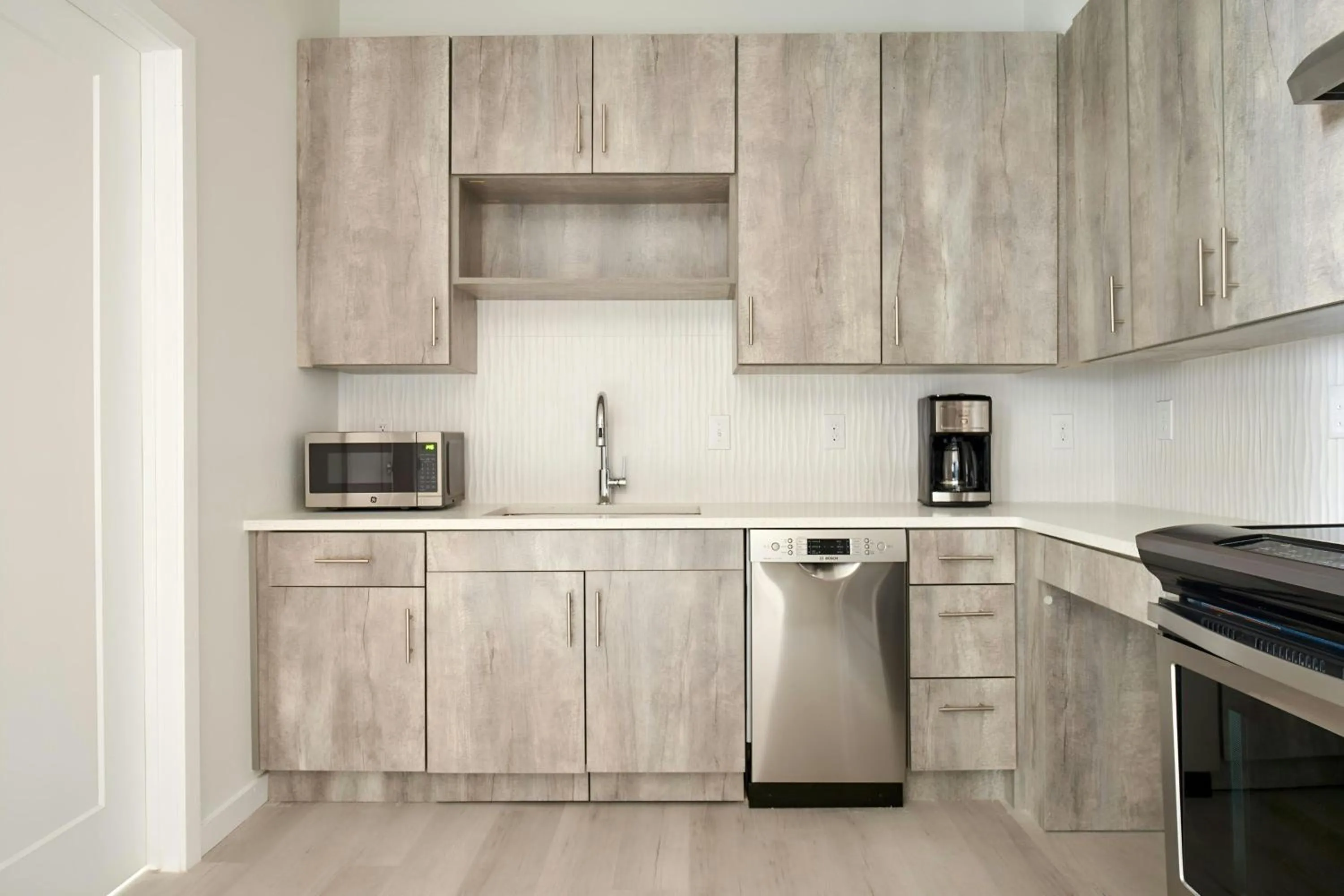 Kitchen or kitchenette in Sonder by Marriott Bonvoy Zuni Apartments LoHi
