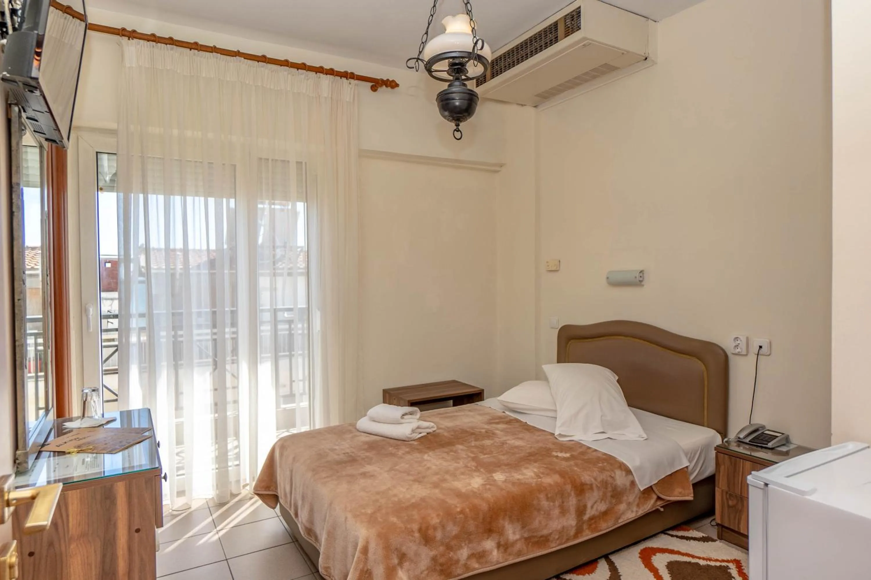 Bedroom, Bed in Hotel Alkyon