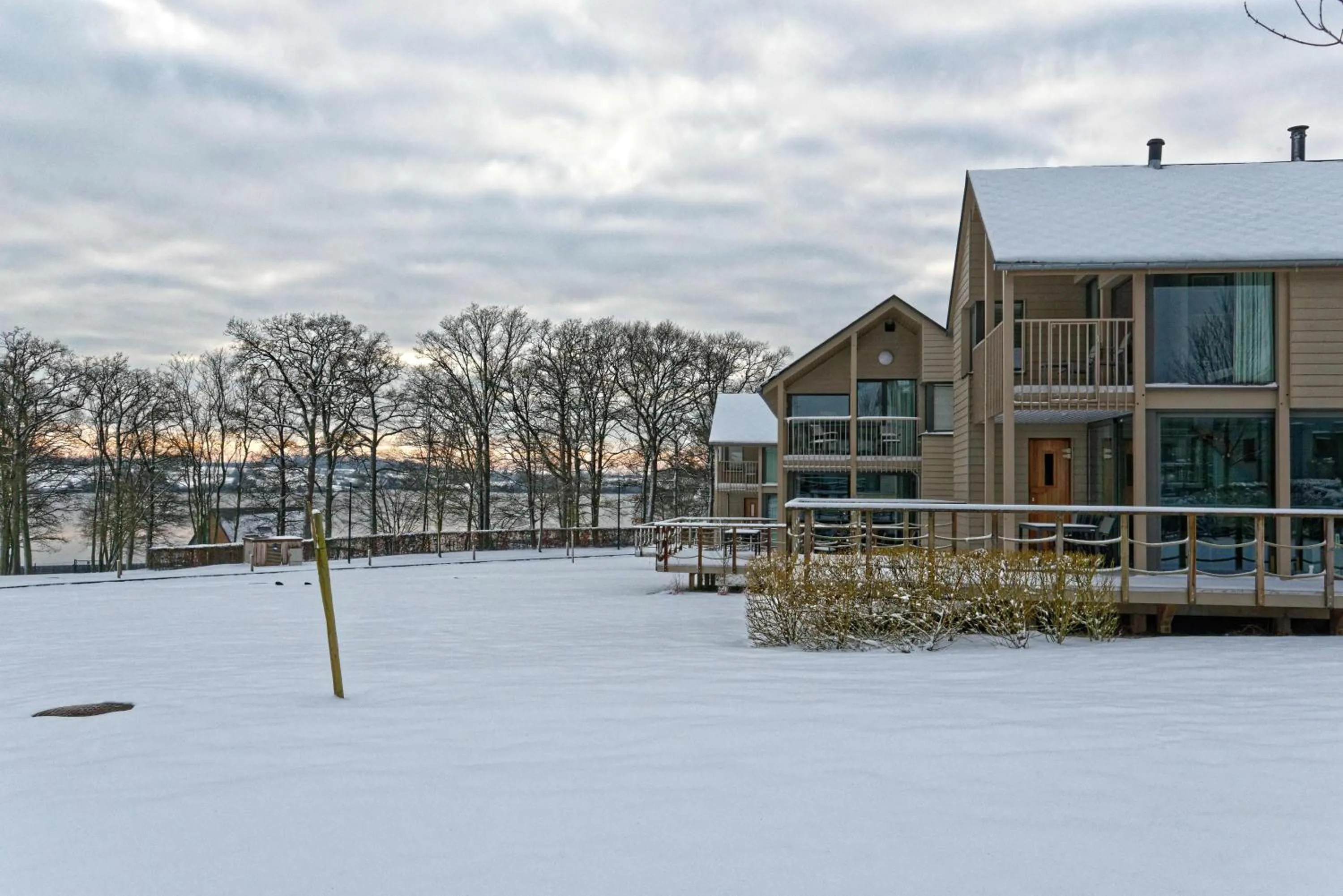 Winter in Golden Lakes Village Ardennes
