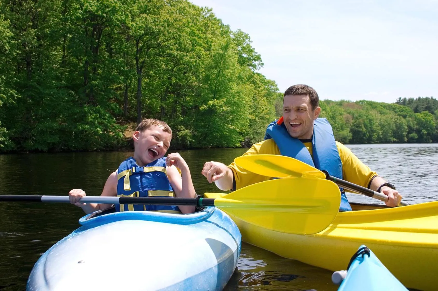 Canoeing in Golden Lakes Village Ardennes