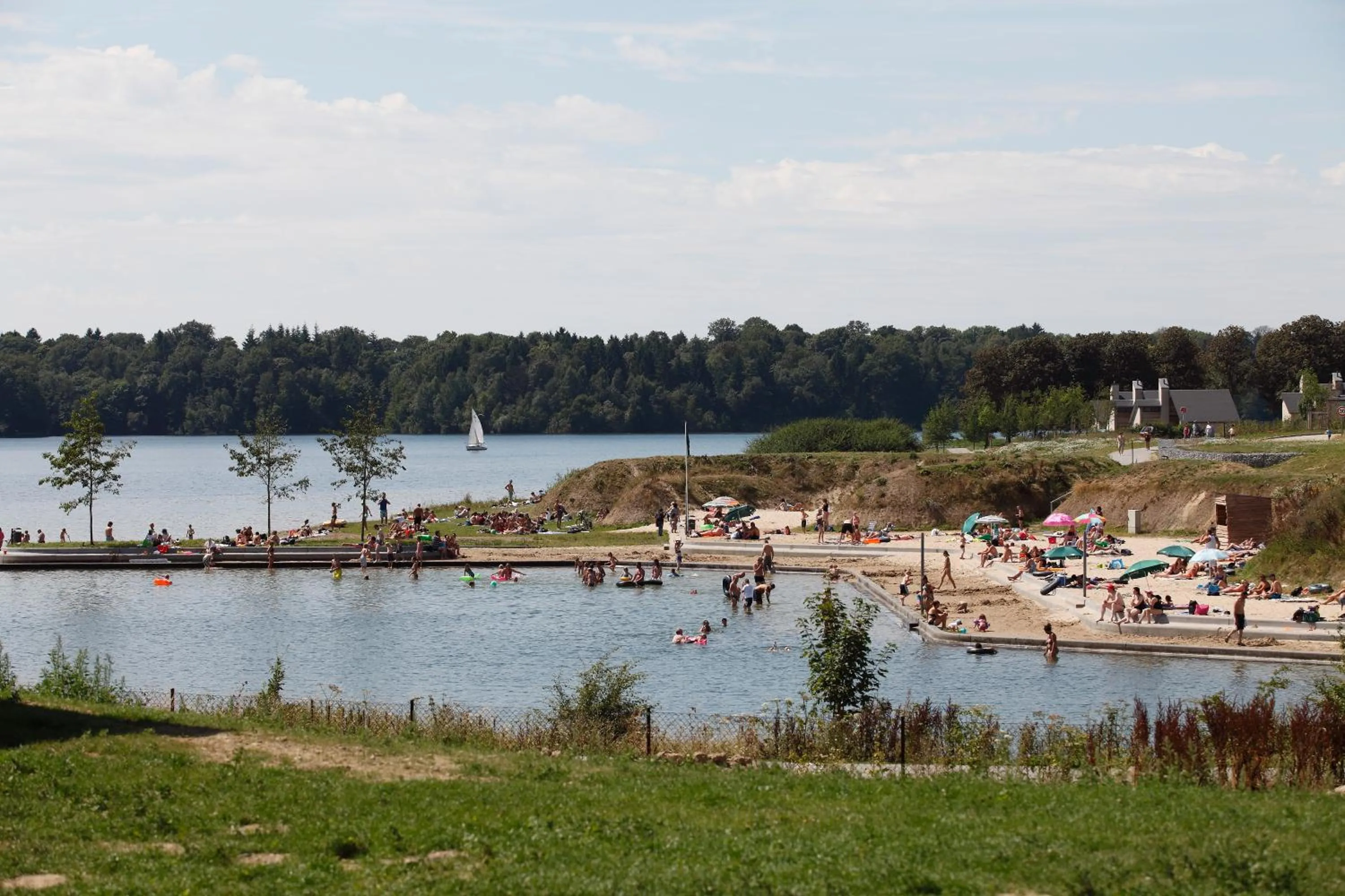 Beach in Golden Lakes Village Ardennes