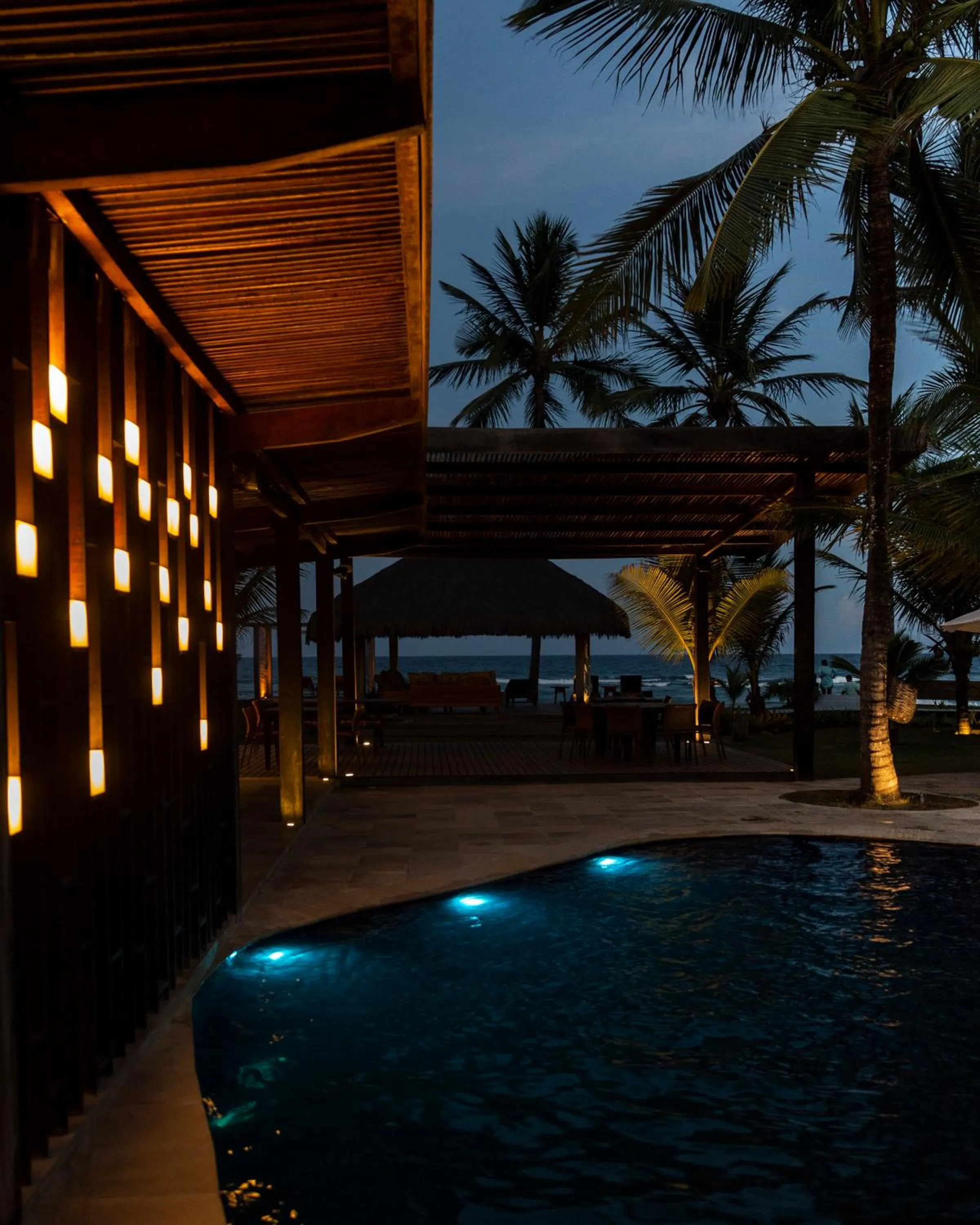 Swimming pool in Pousada Encanto da Lua