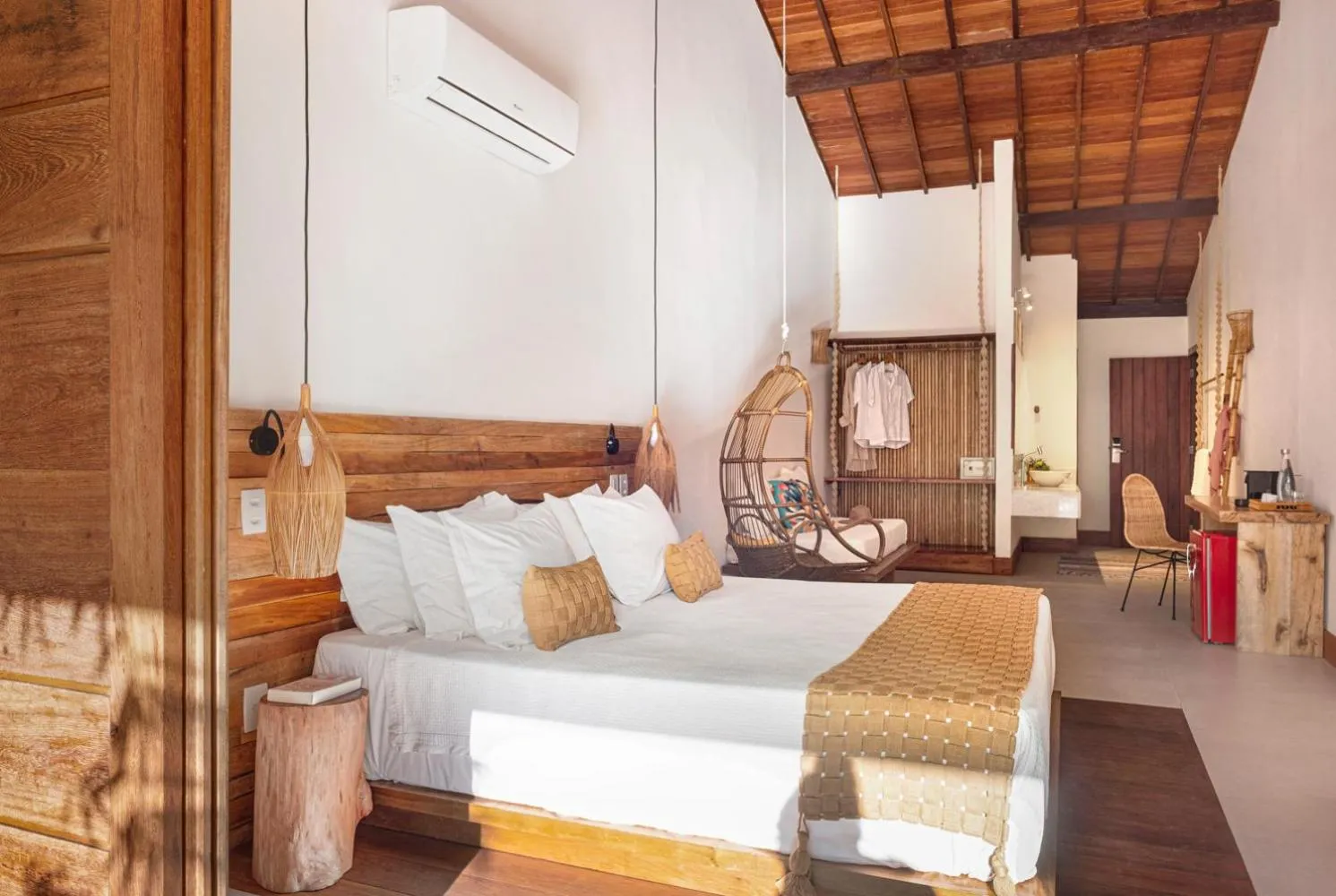 Bedroom, Bed in Pousada Encanto da Lua