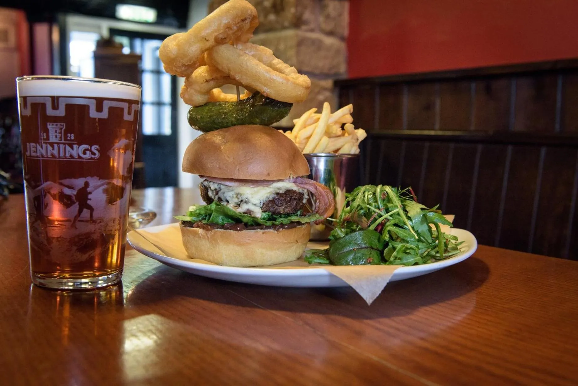 Food close-up in Devonshire Arms Inn