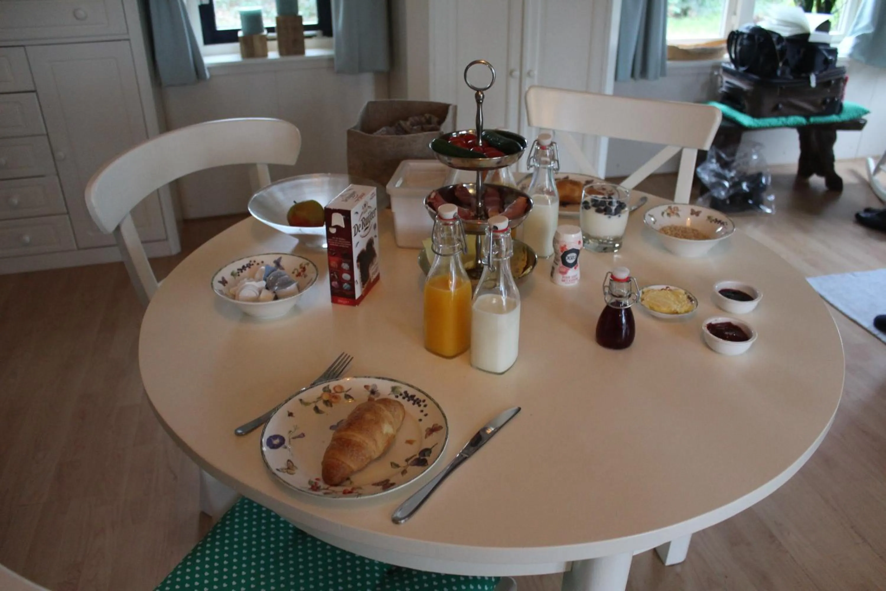 Dining area in B&B en vakantiehuis Helene Hoeve